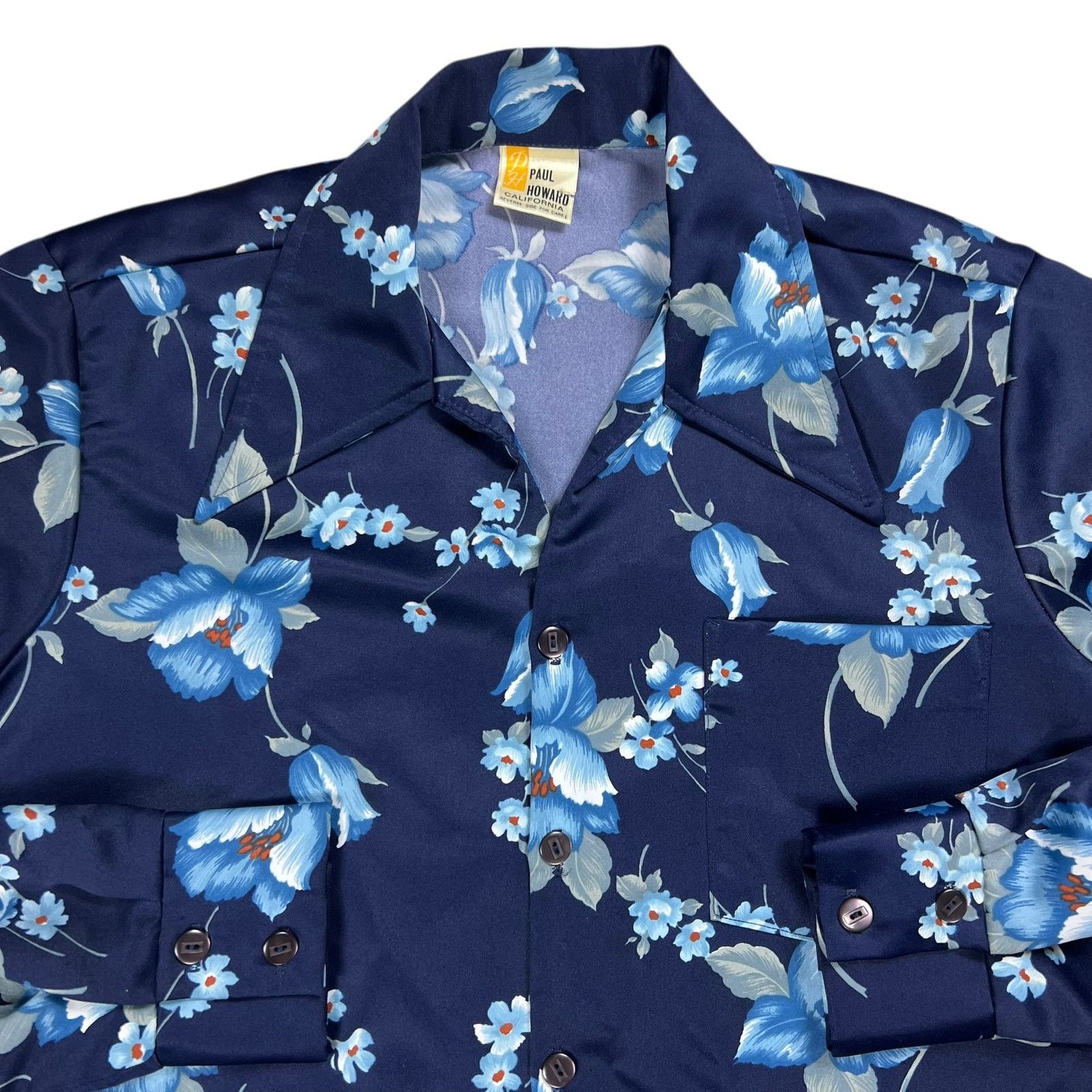 Vintage Vintage Paul Howard Hawaiian longsleeve silk blend button up Size US M / EU 48-50 / 2 - 2 Thumbnail
