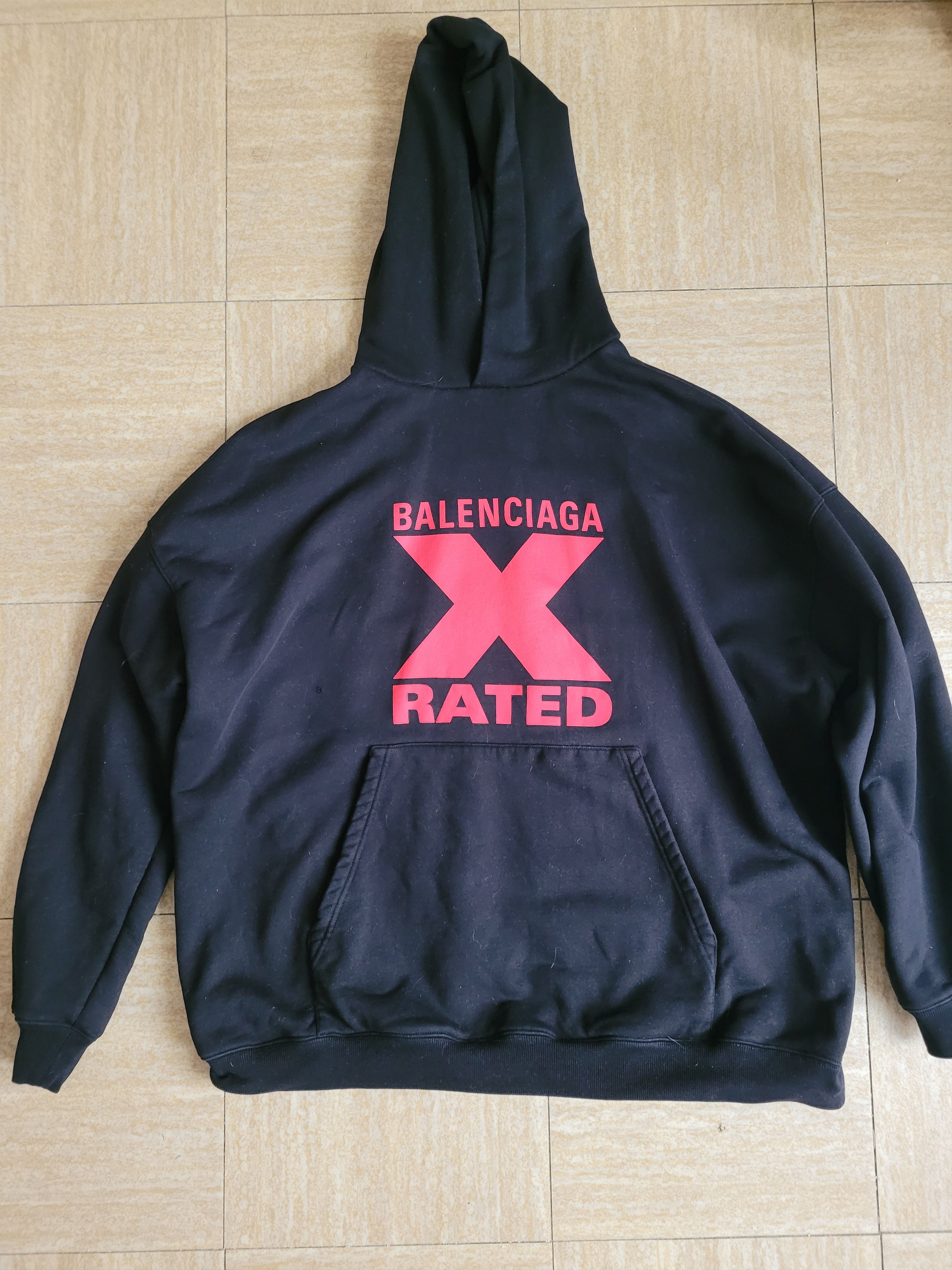 Balenciaga Hoodie Balenciaga X rated from private sale Grailed