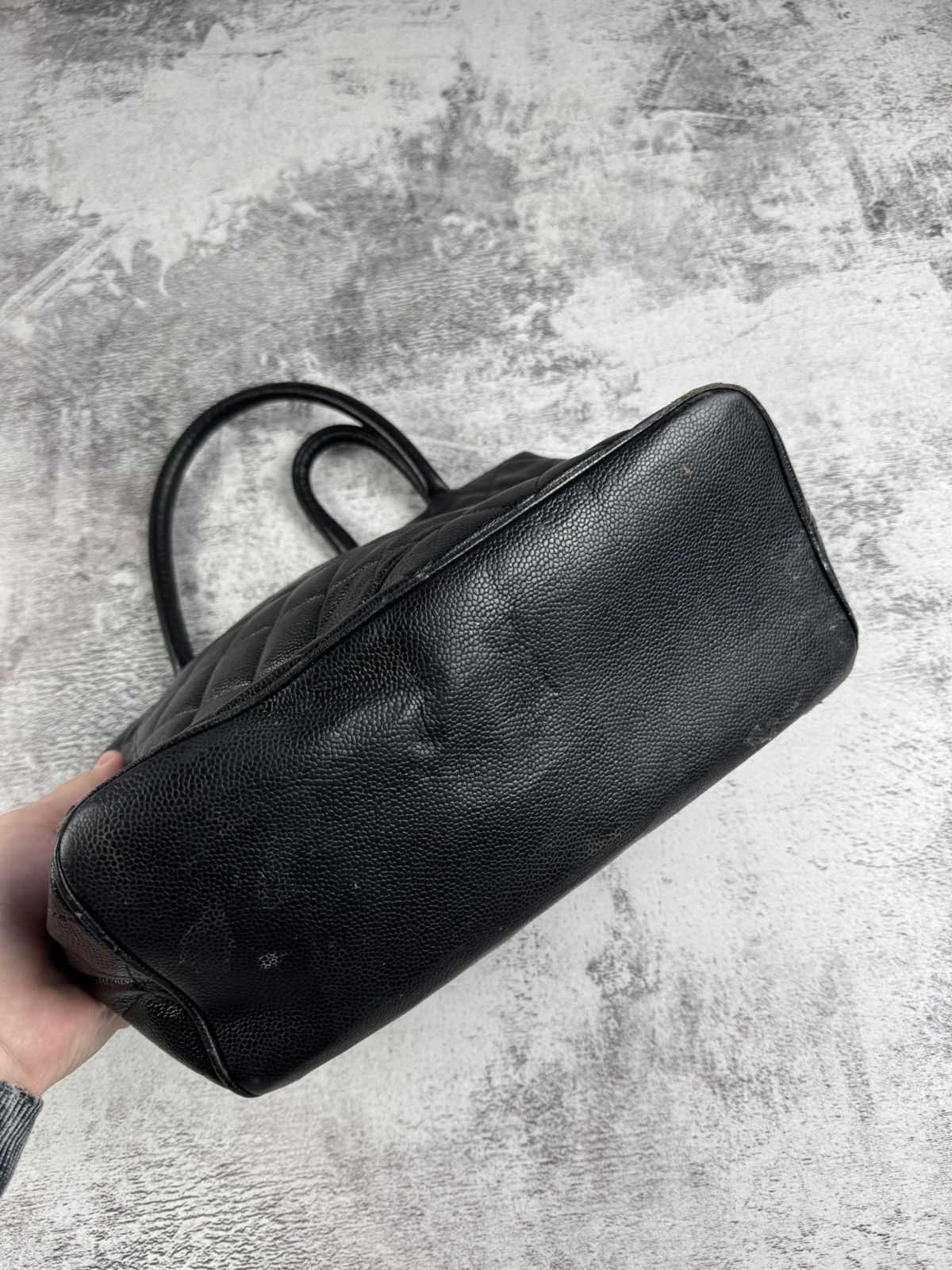 Chanel × Vintage Vintage Chanel Paris Reprint Black Tote Bag Size ONE SIZE - 6 Thumbnail