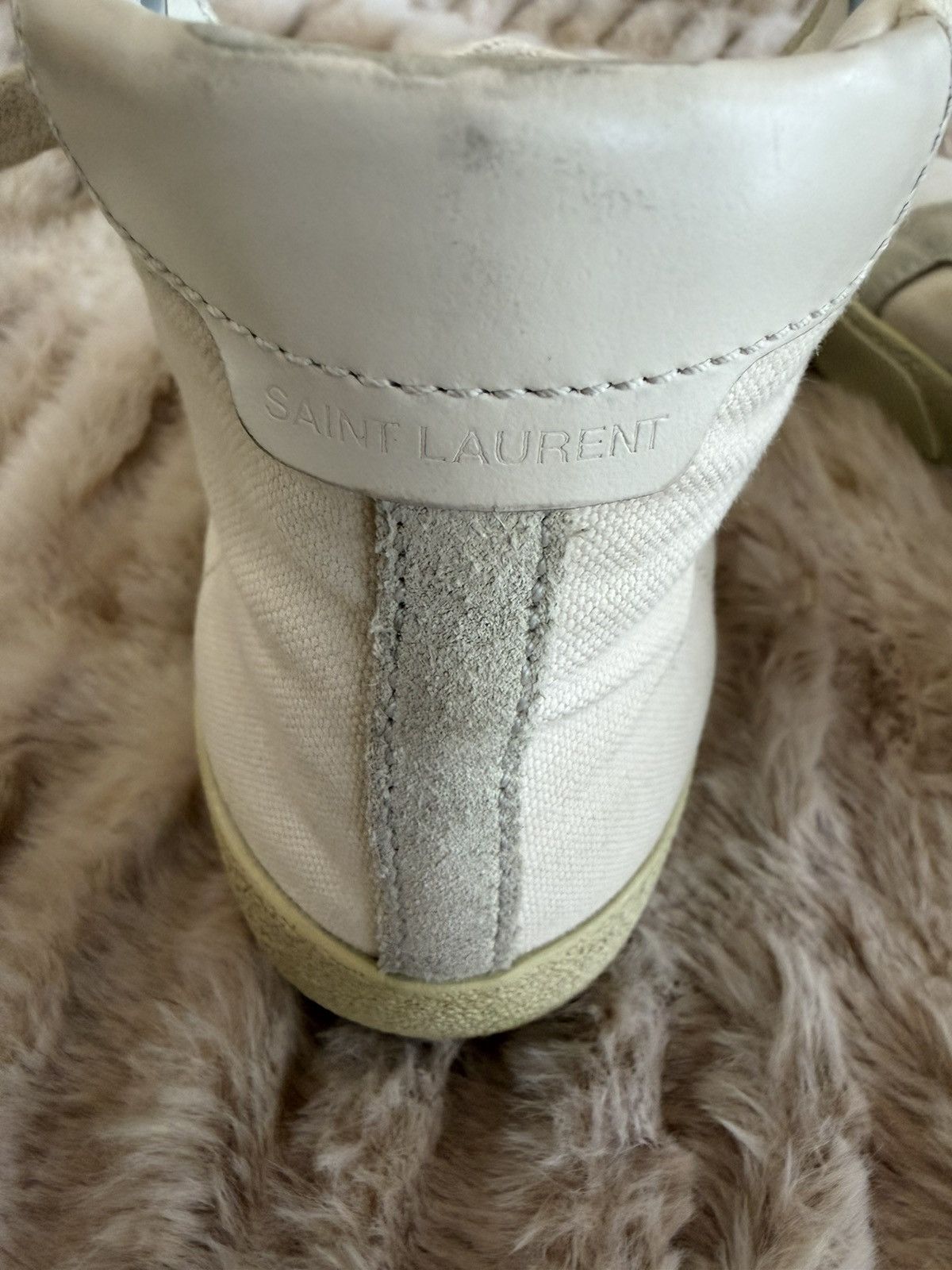 Saint Laurent Paris Saint Laurent Court Classic High-Top Sneakers Size US 6.5 / IT 36.5 - 7 Thumbnail