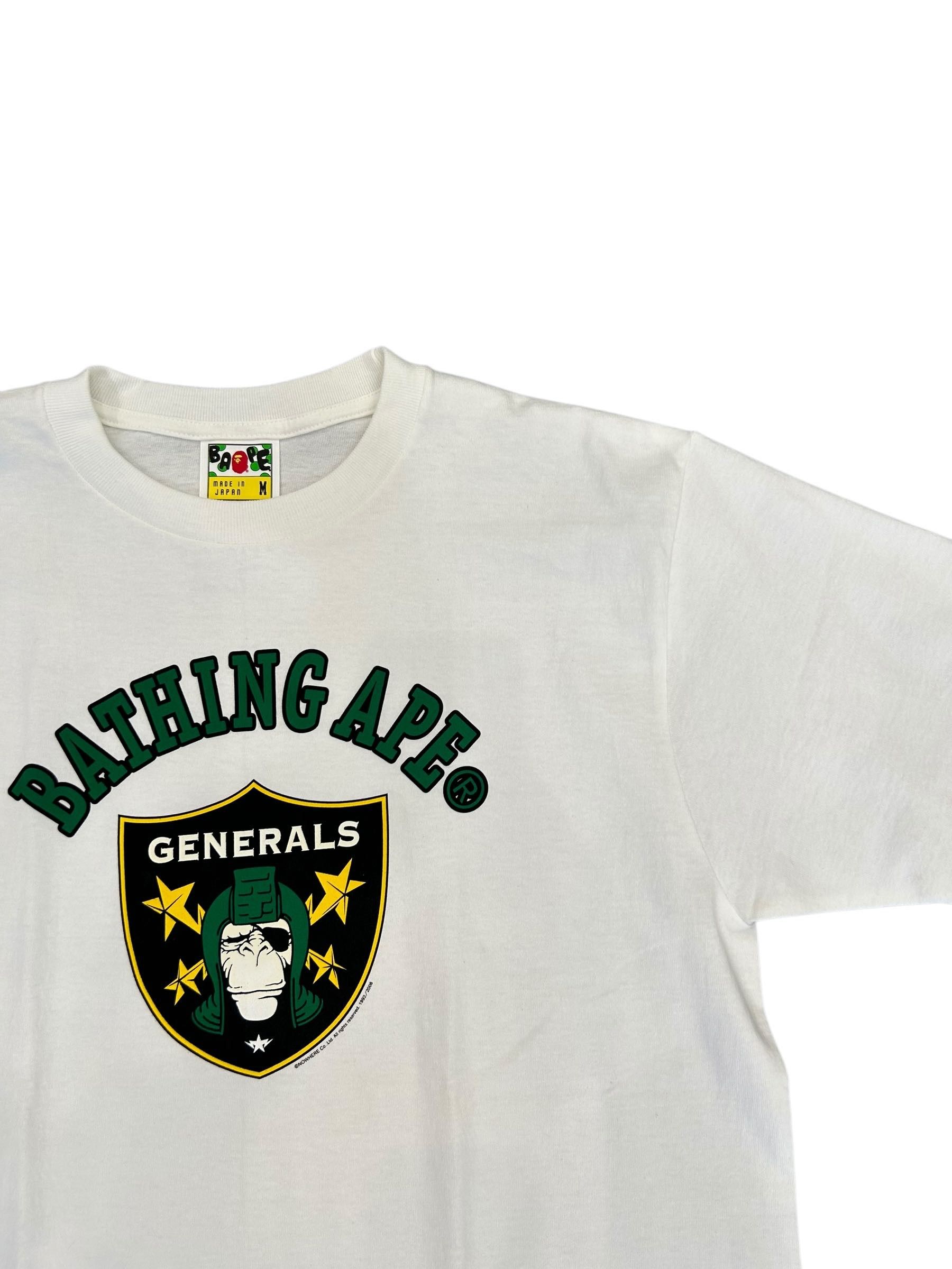 Bape BAPE Generals Tee White Size US M / EU 48-50 / 2 - 2 Thumbnail