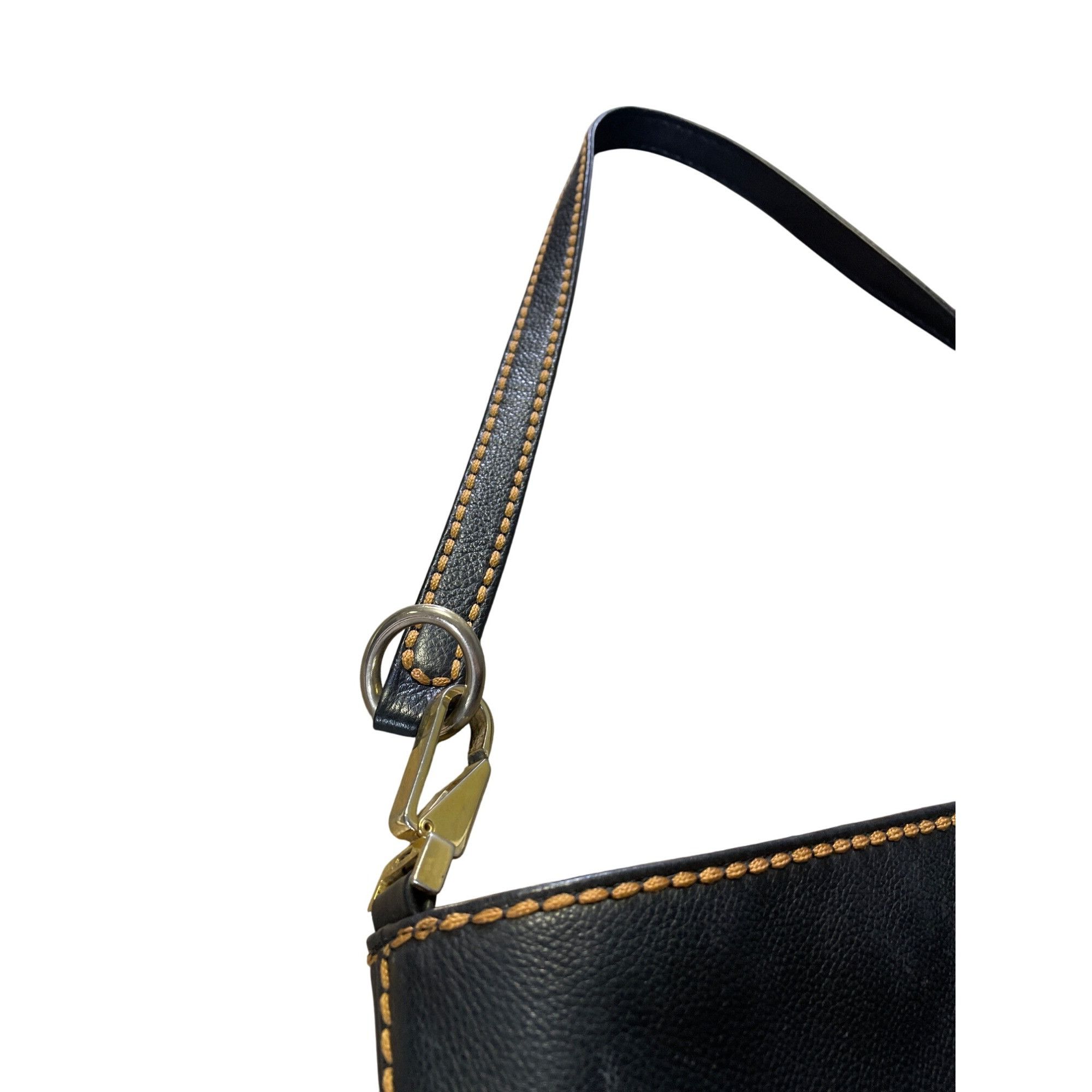 Designer Plinio Visona Womens Brown Reversible Leather Shoulder Handb Size ONE SIZE - 9 Thumbnail