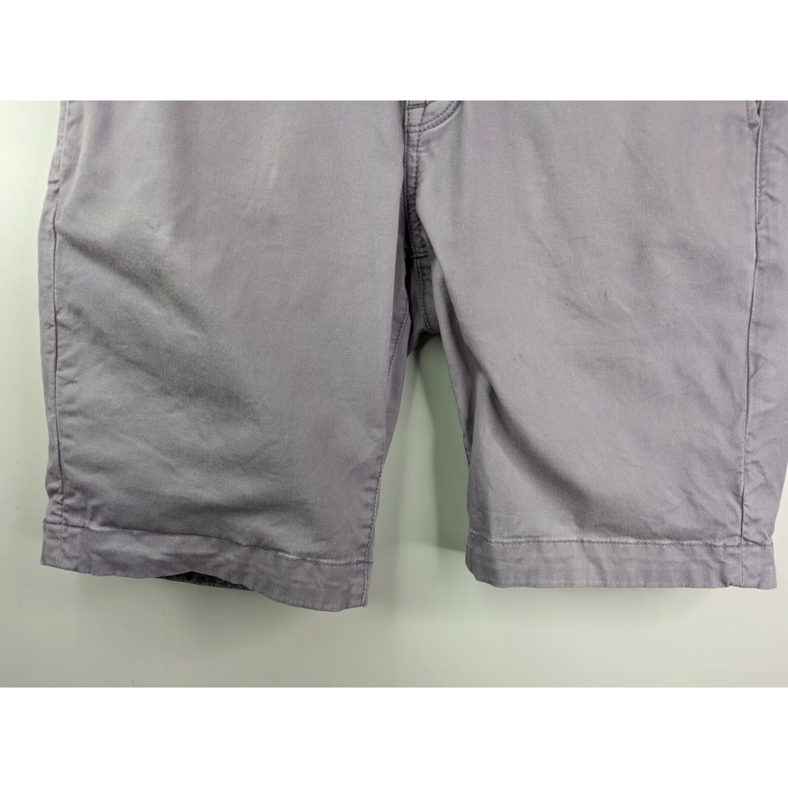 Ted Baker Ted Baker London Chino Shorts Men 30 Regular Purple Cotton Flat Front Pockets Mid Rise Spring Summer Casual Travel Vintage No Size US 30 / EU 46 - 3 Thumbnail