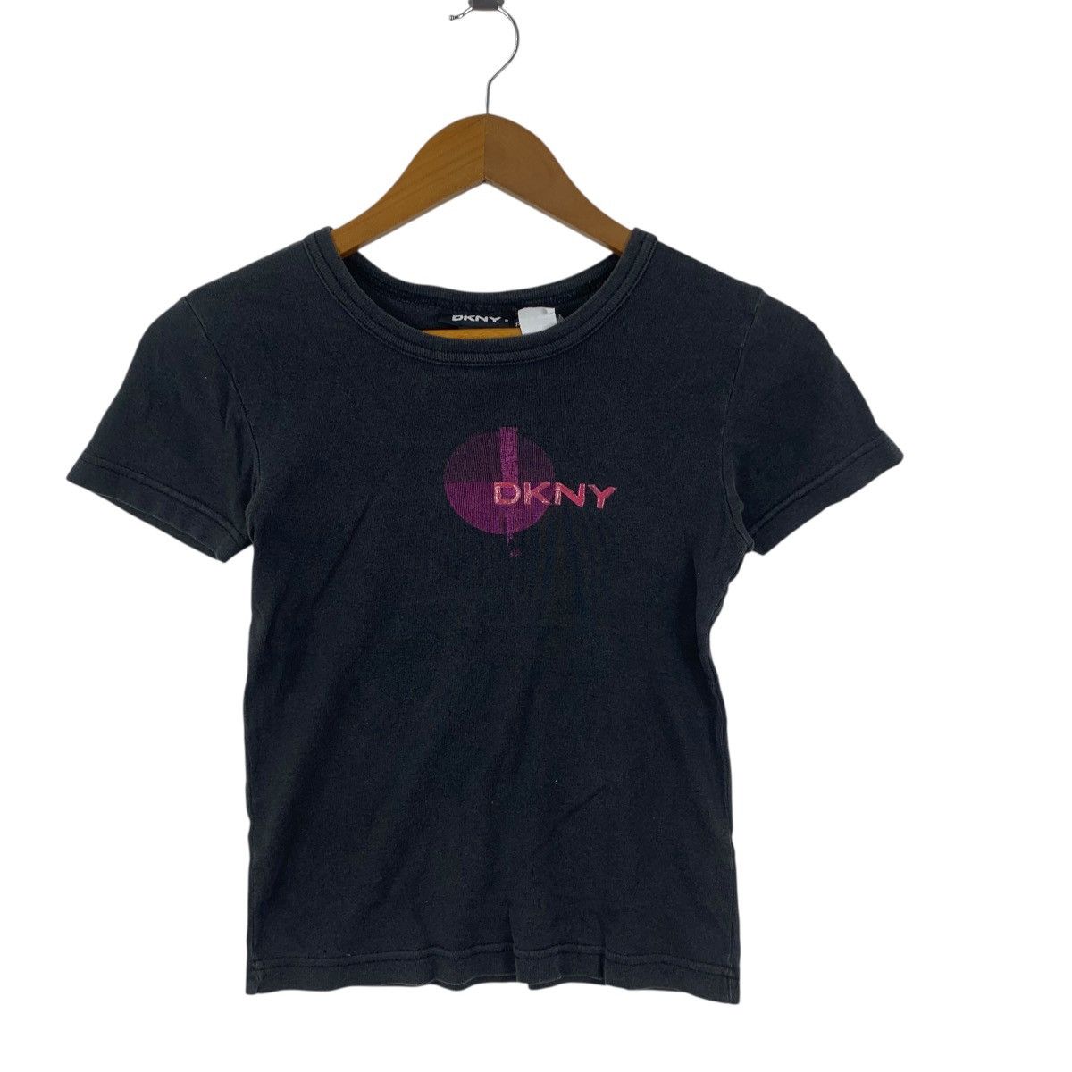 DKNY Vintage DKNY DONNA KARAN NEW YORK Slim Fit Tee Shirt Top Size XXS / US 00 / IT 34 - 5 Thumbnail