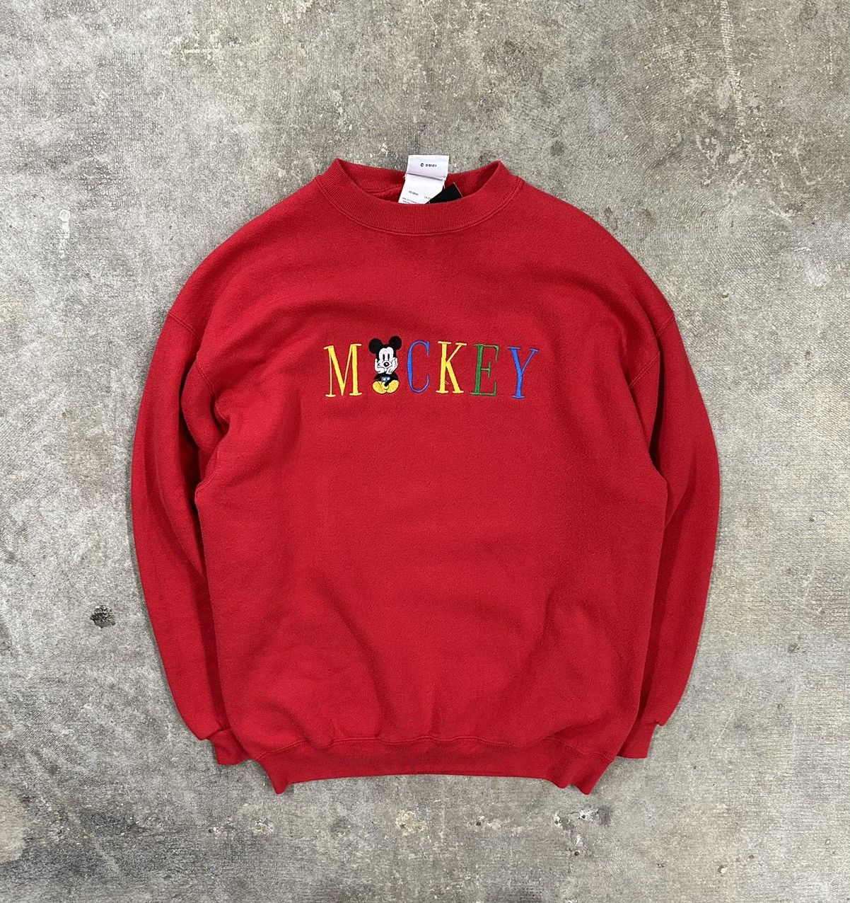 Disney Vintage 90s Disney Mickey Mouse Cartoon Sweatshirt Size US M / EU 48-50 / 2 - 1 Thumbnail