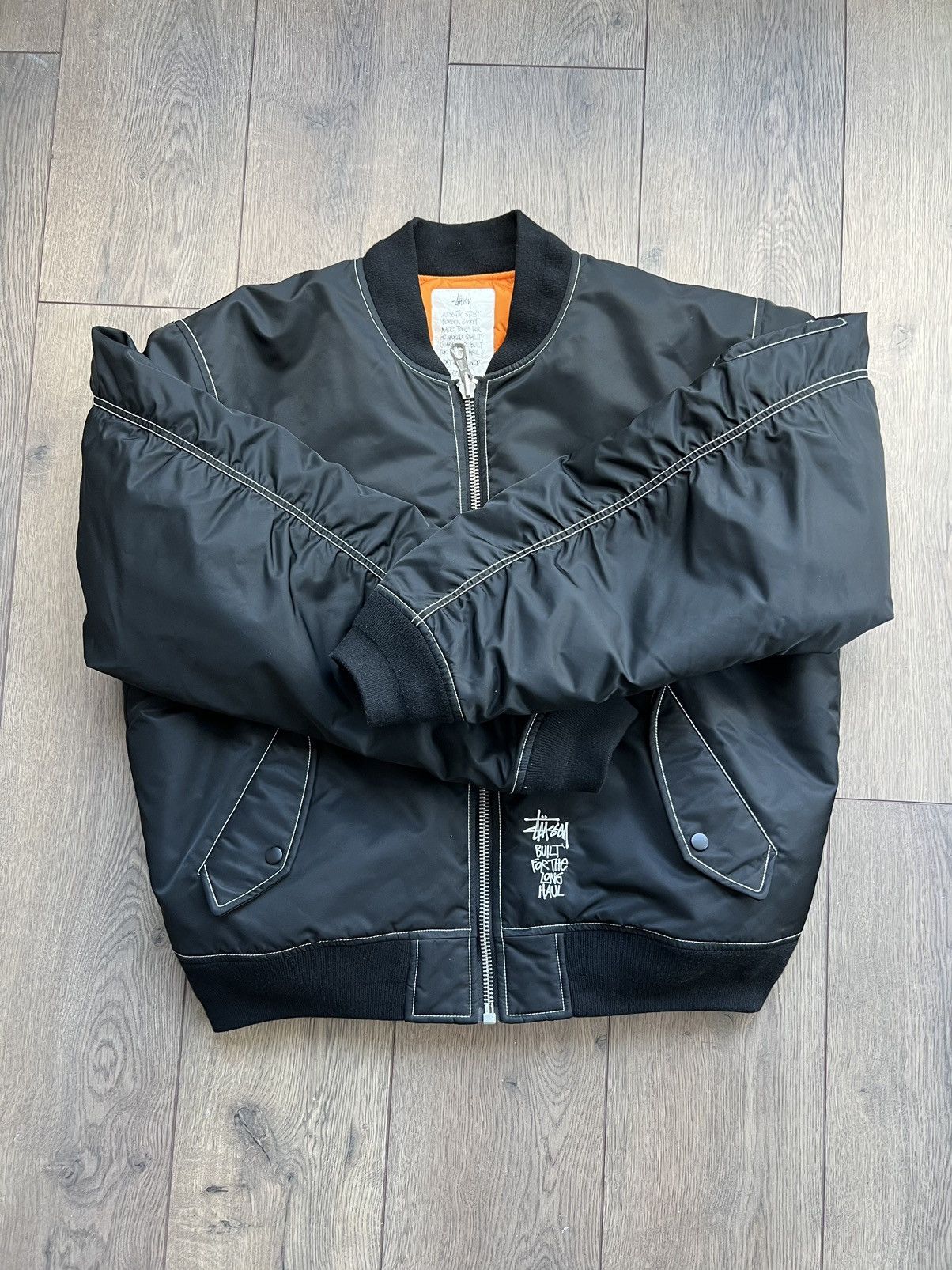 STUSSY(ステューシー) 90's~00's logo track jacket ロゴ