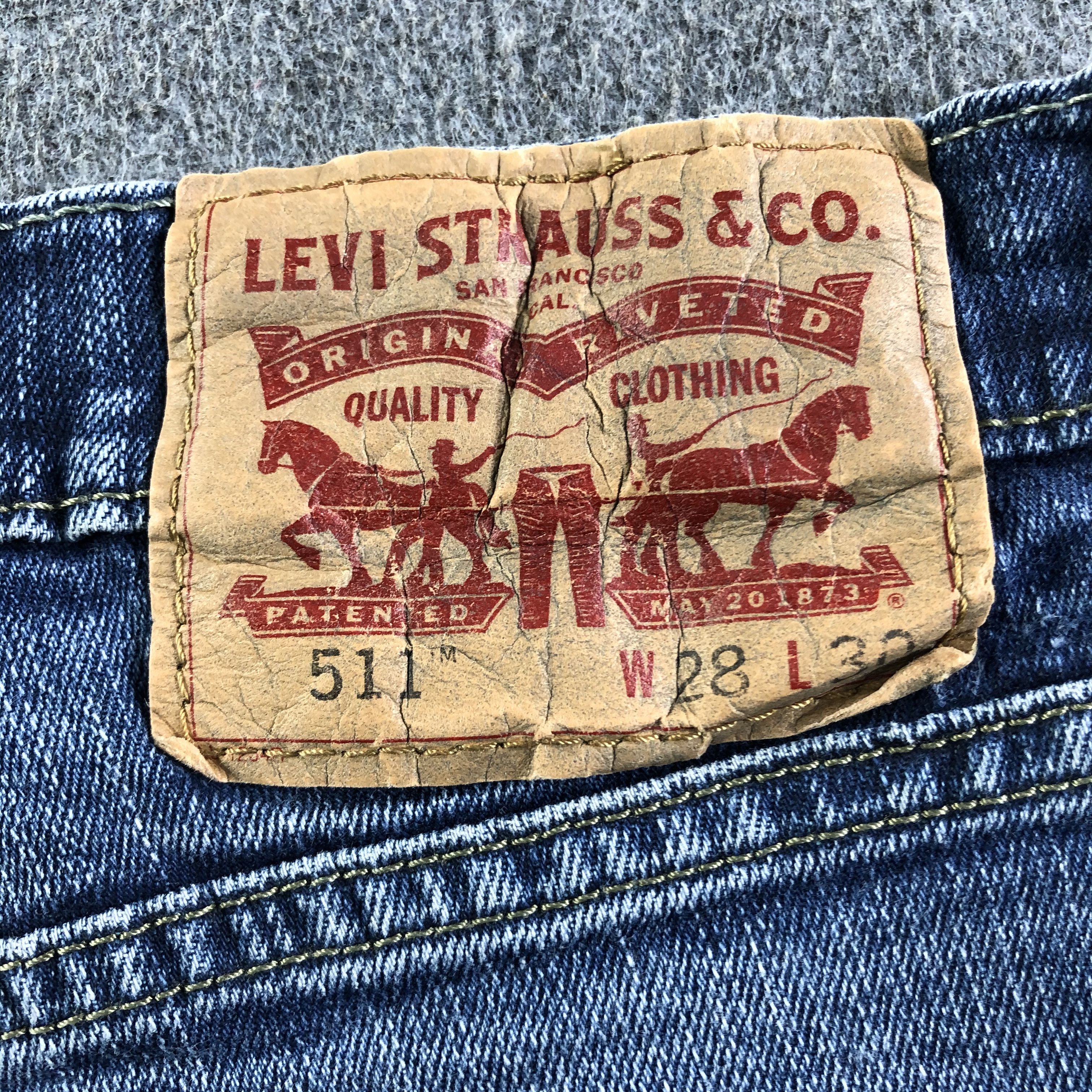 Levi's Vintage Blue Wash Levis 511 Jeans-J4300 Size US 29 - 5 Thumbnail
