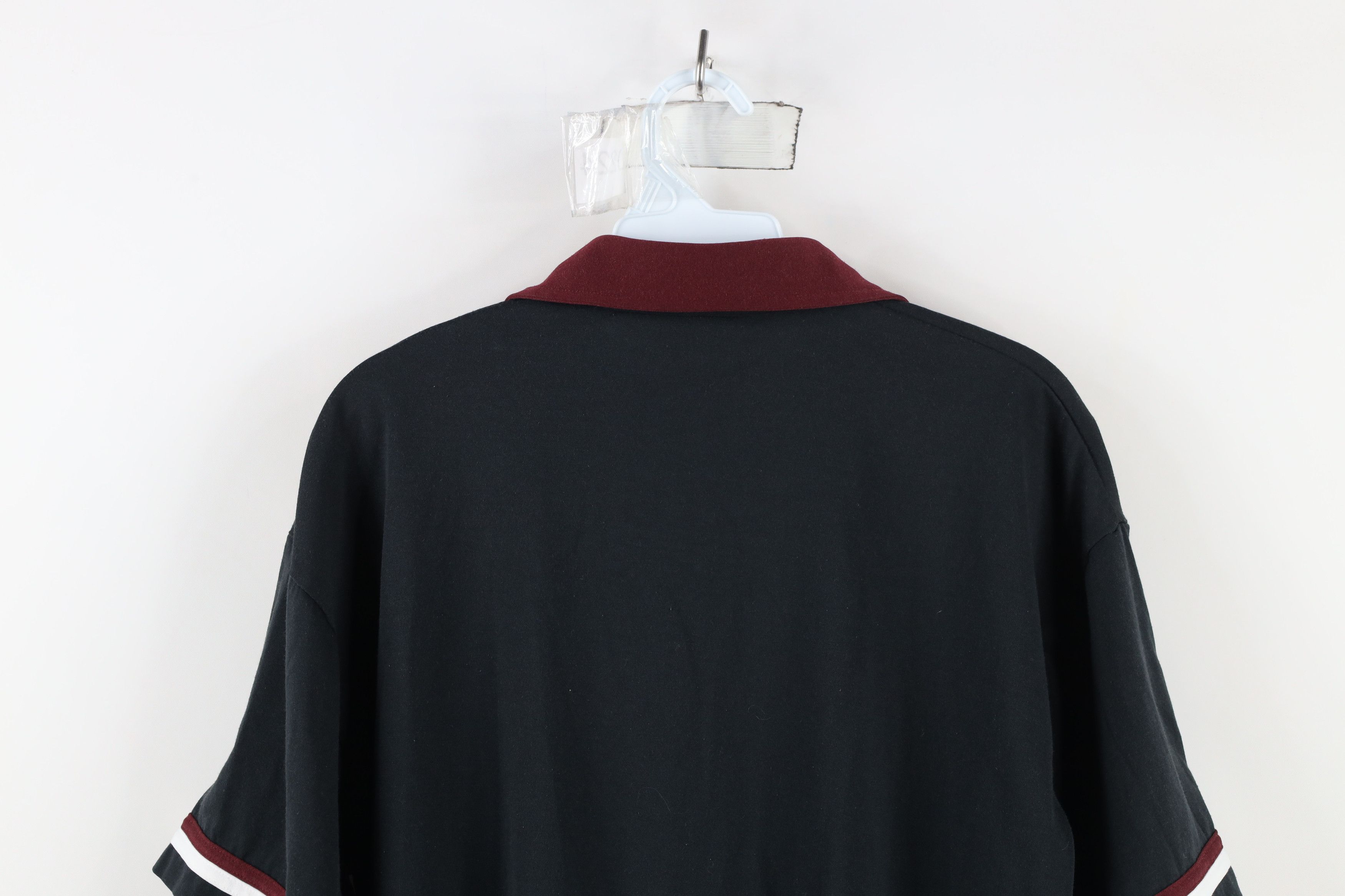 Vintage Vintage 90s Streetwear Block Collared Pullover Polo Shirt Size US M / EU 48-50 / 2 - 9 Thumbnail