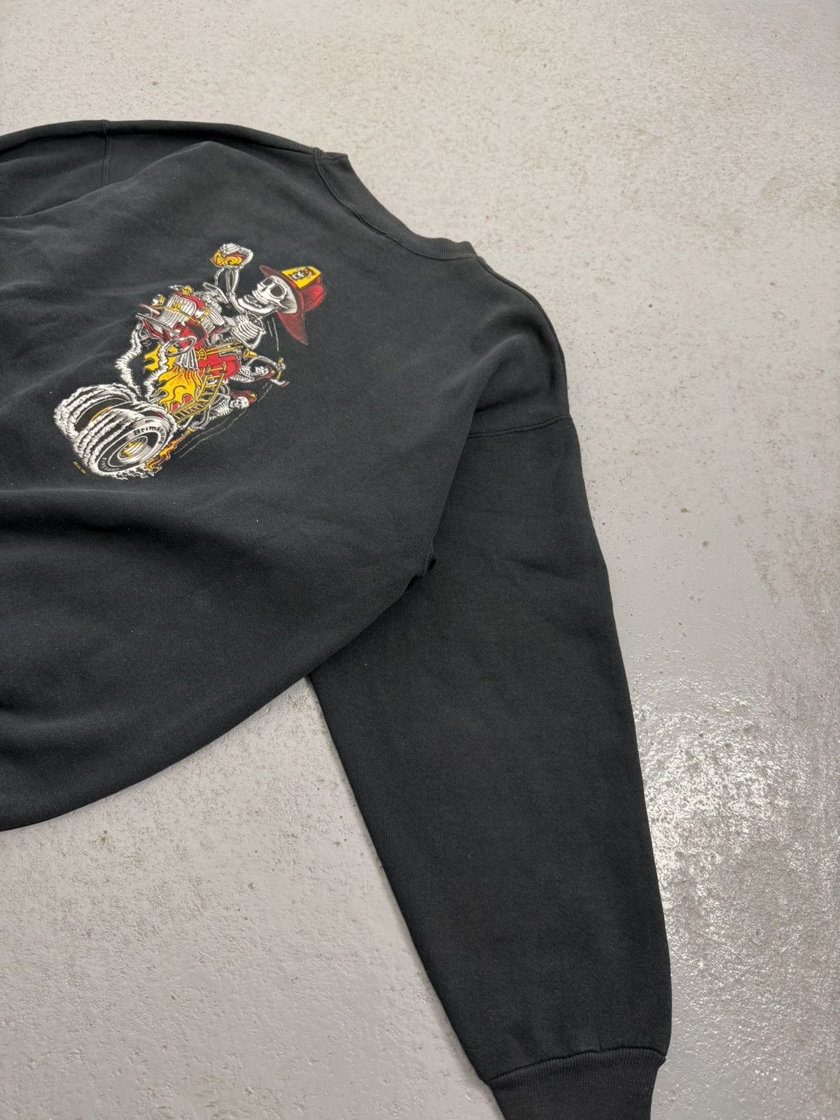 Hanes Vintage 1996 Powell Fire Dept Skateboards Y2K Sweatshirt Size US L / EU 52-54 / 3 - 13 Thumbnail
