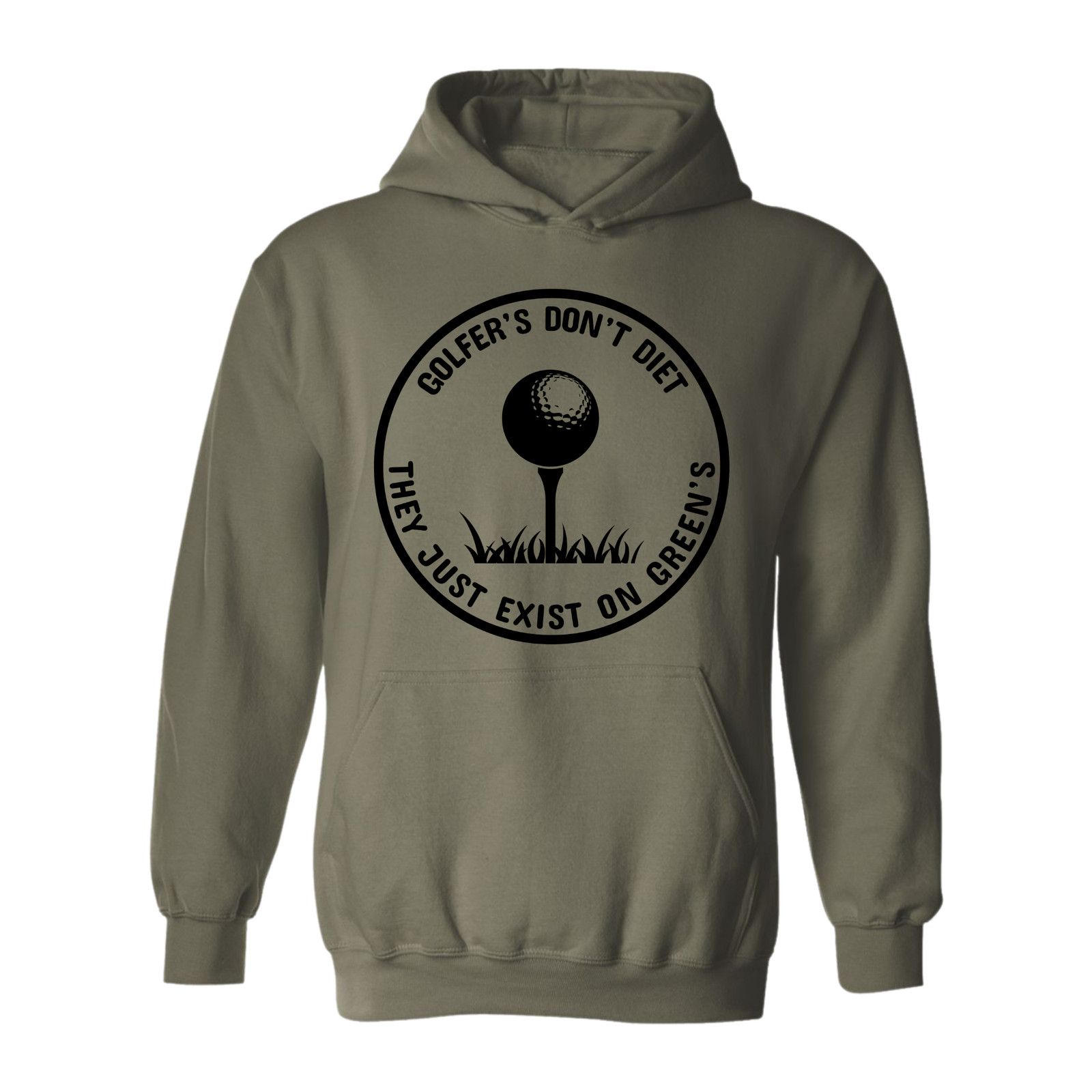 & Other Stories Golf Hoodie Golfers Dont Diet Greens Golfing TEE Sweatshirt Size US L / EU 52-54 / 3 - 6 Thumbnail