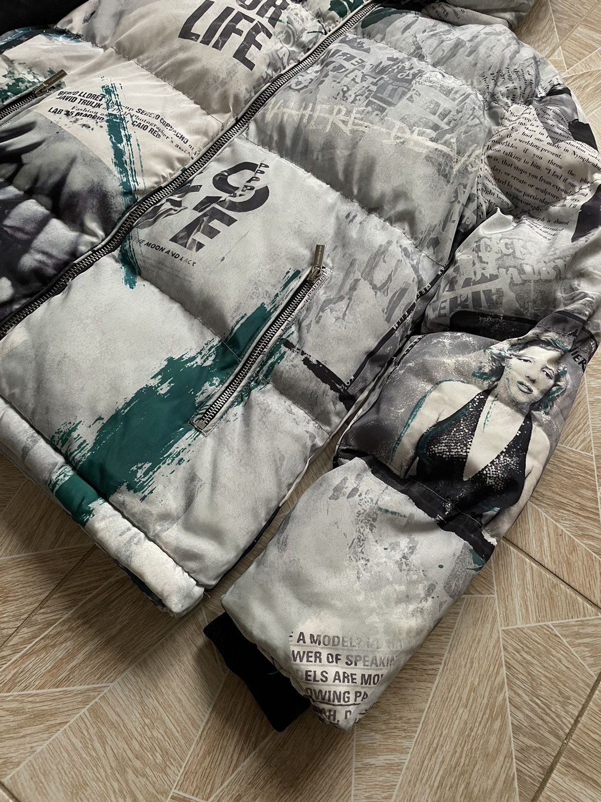 Japanese Brand × Maniere De Vior × Vintage Rare Vintage Maniere De Voir Multi Logo Puffer Down Jacket Size US XS / EU 42 / 0 - 6 Thumbnail