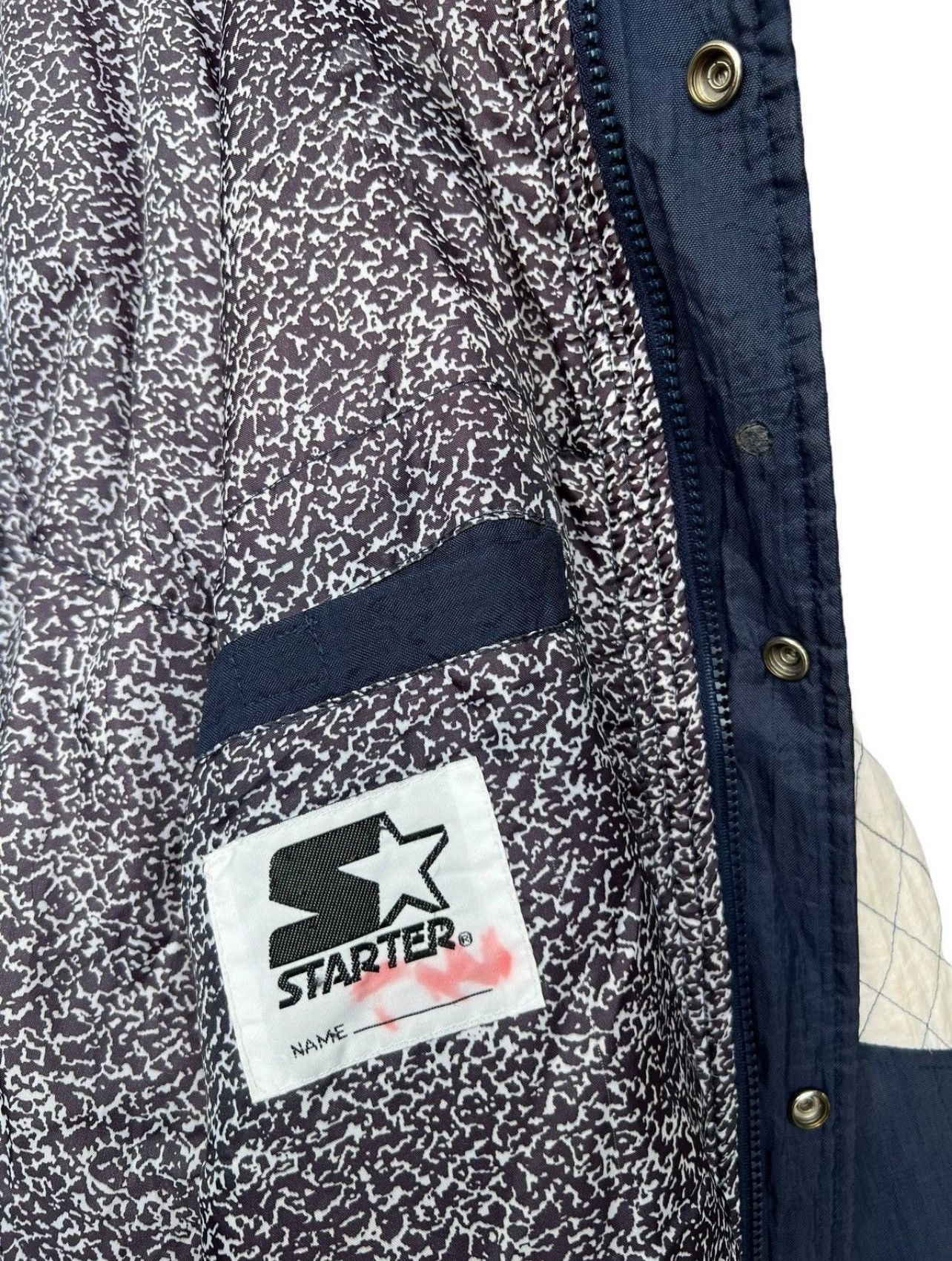 NCAA Rare🔥Vintage 90s Georgetown Hoyas Chalkline Starter Jacket Size US XL / EU 56 / 4 - 16 Thumbnail