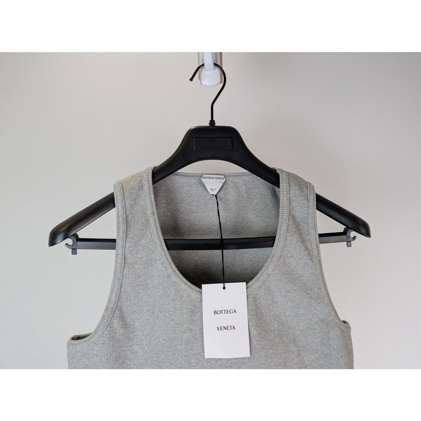 Bottega Veneta o1rshd1 Cotton Dry Stretch Cotton Tank Top in Light Grey Size US M / EU 48-50 / 2 - 3 Thumbnail