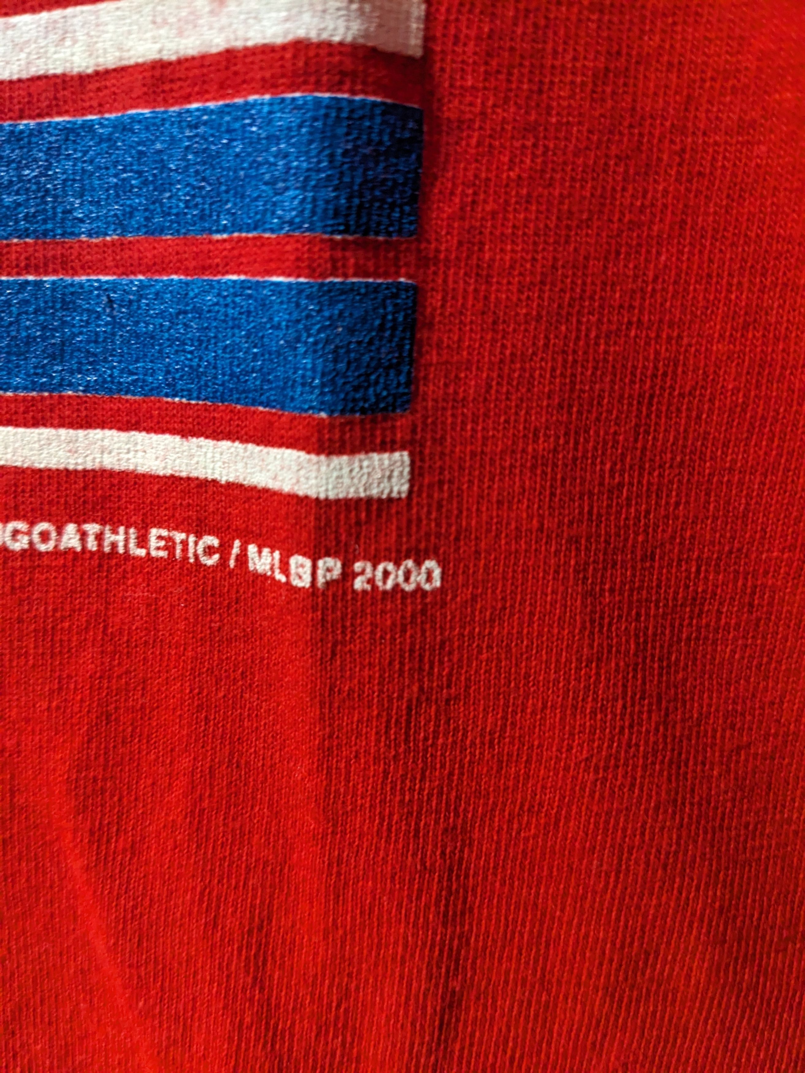 MLB × Vintage Vintage 2000 Phillies MLB Baseball Red Youth X-Large T-Shirt Size US XL / EU 56 / 4 - 3 Thumbnail
