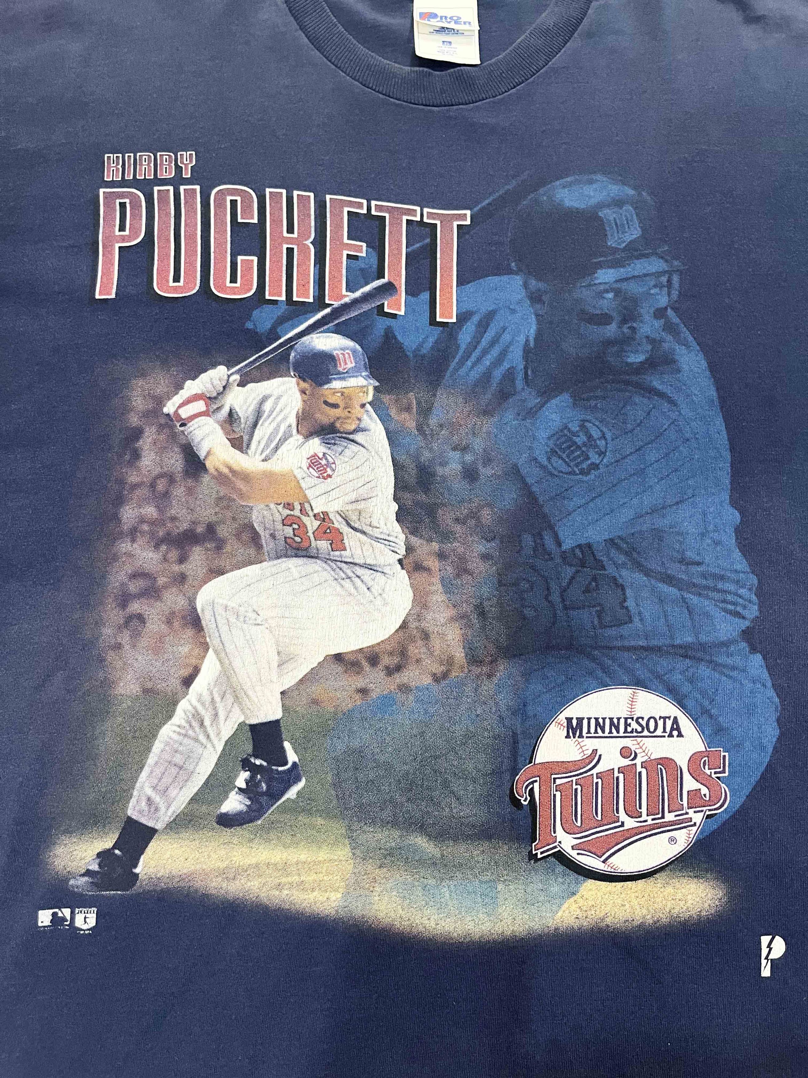 MLB × Pro Player × Vintage Vintage Pro Player 1996 MLB Minnesota Twins Puckett T-Shirt Size US XL / EU 56 / 4 - 2 Thumbnail