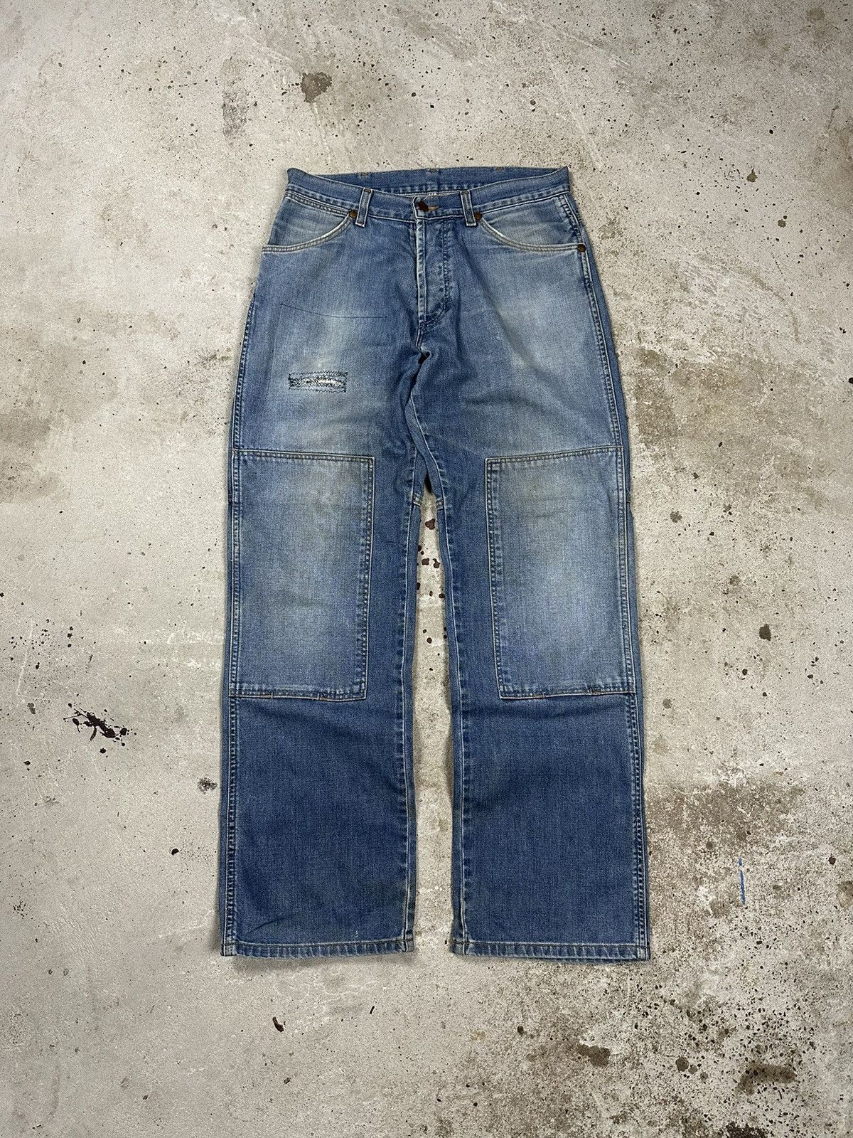 Vintage × Wrangler Vintage Y2K Wrangler Double Knee Repaired Denim Pants Jeans Size US 30 / EU 46 - 2 Thumbnail
