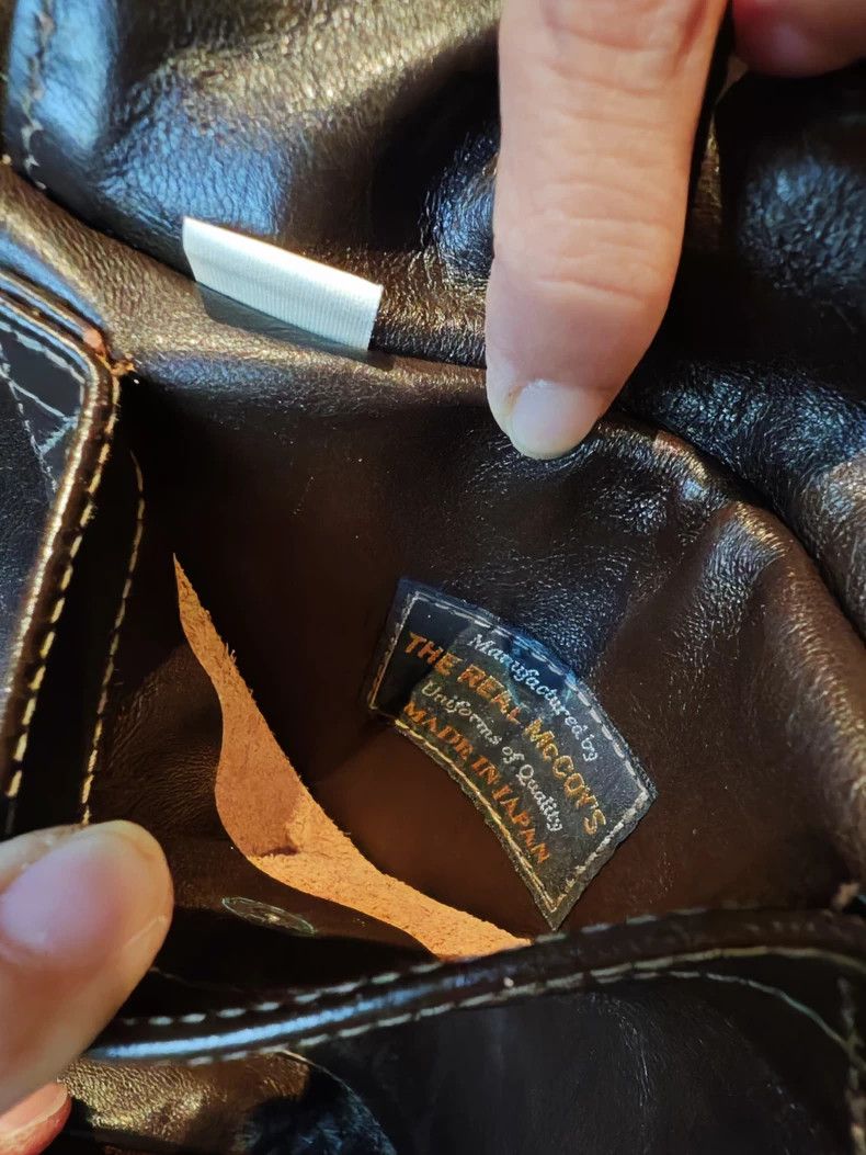 The Real McCoy's The Real McCoy's A2 flight jacket made of horse leather, le Size US S / EU 44-46 / 1 - 5 Thumbnail