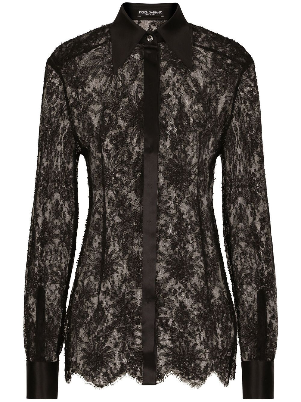 Dolce & Gabbana LACE SHIRT Size S / US 4 / IT 40 - 1 Thumbnail