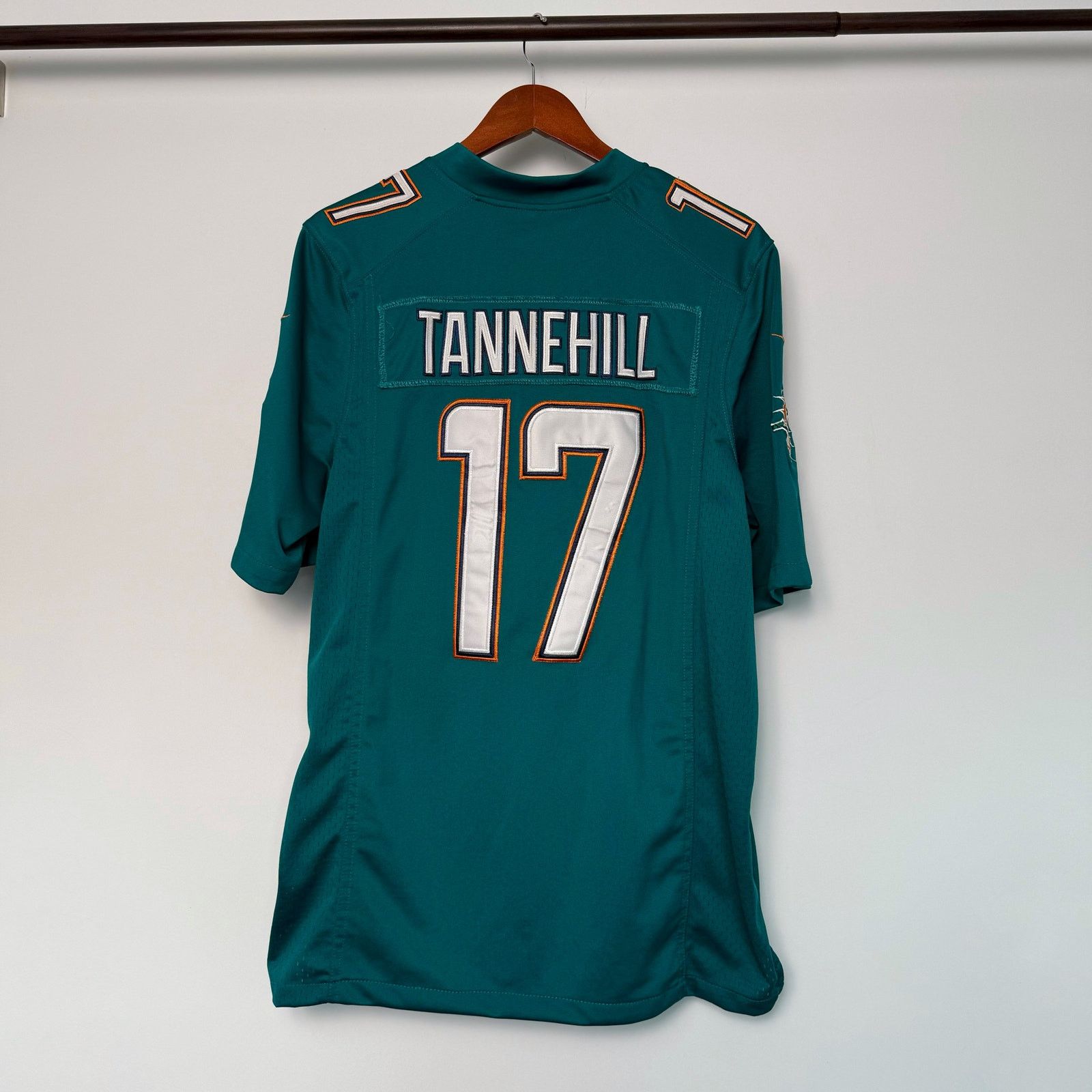 NFL × Nike MIAMI DOLPHINS NIKE NFL ON FIELD TANNEHILL FOOTBALL JERSEY Size US M / EU 48-50 / 2 - 1 Thumbnail