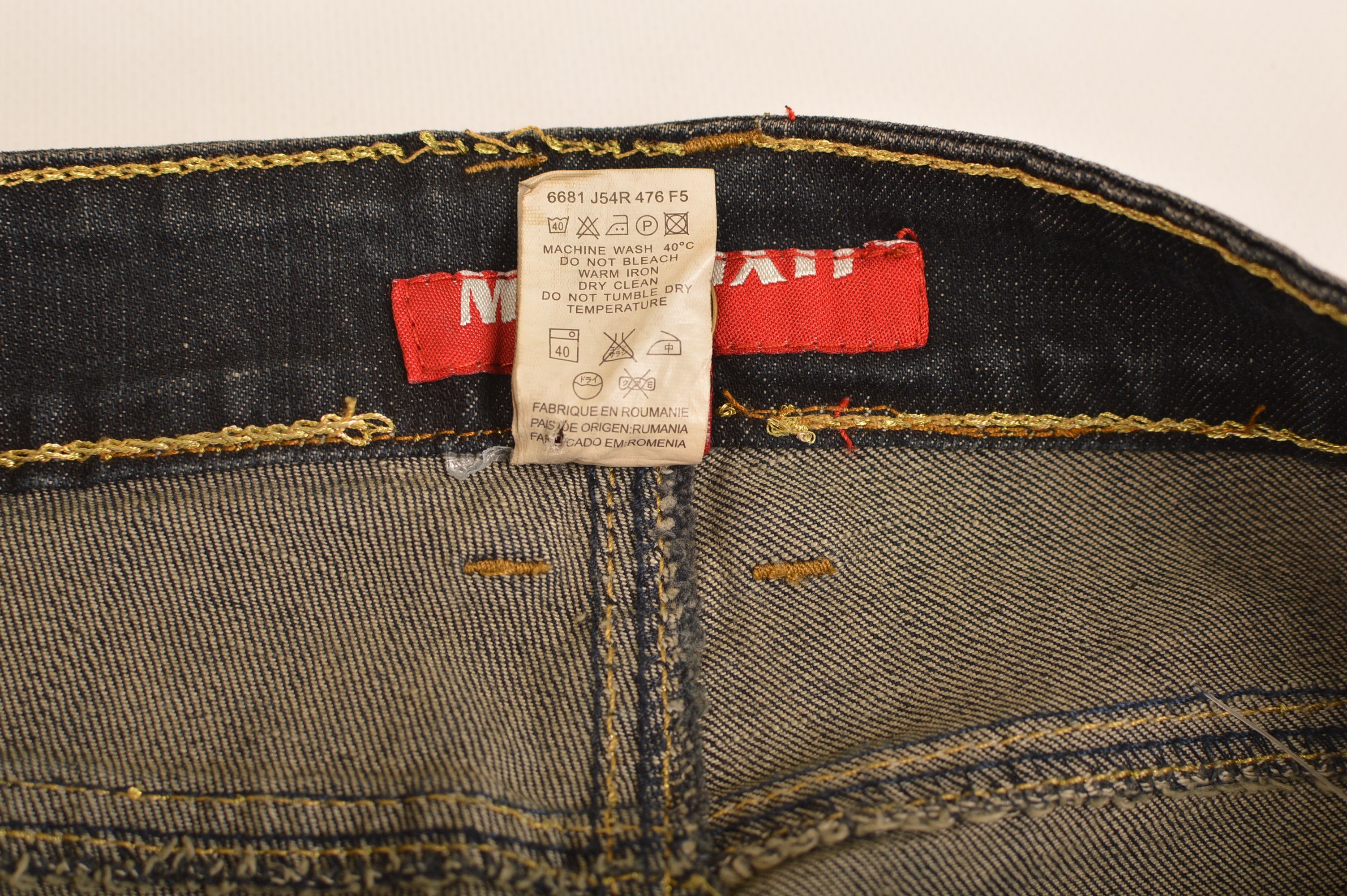 Miss Sixty × Vintage Miss Sixty 60 Vintage Y2K Flare Denim Jeans Size 28" / US 6 / IT 42 - 5 Thumbnail