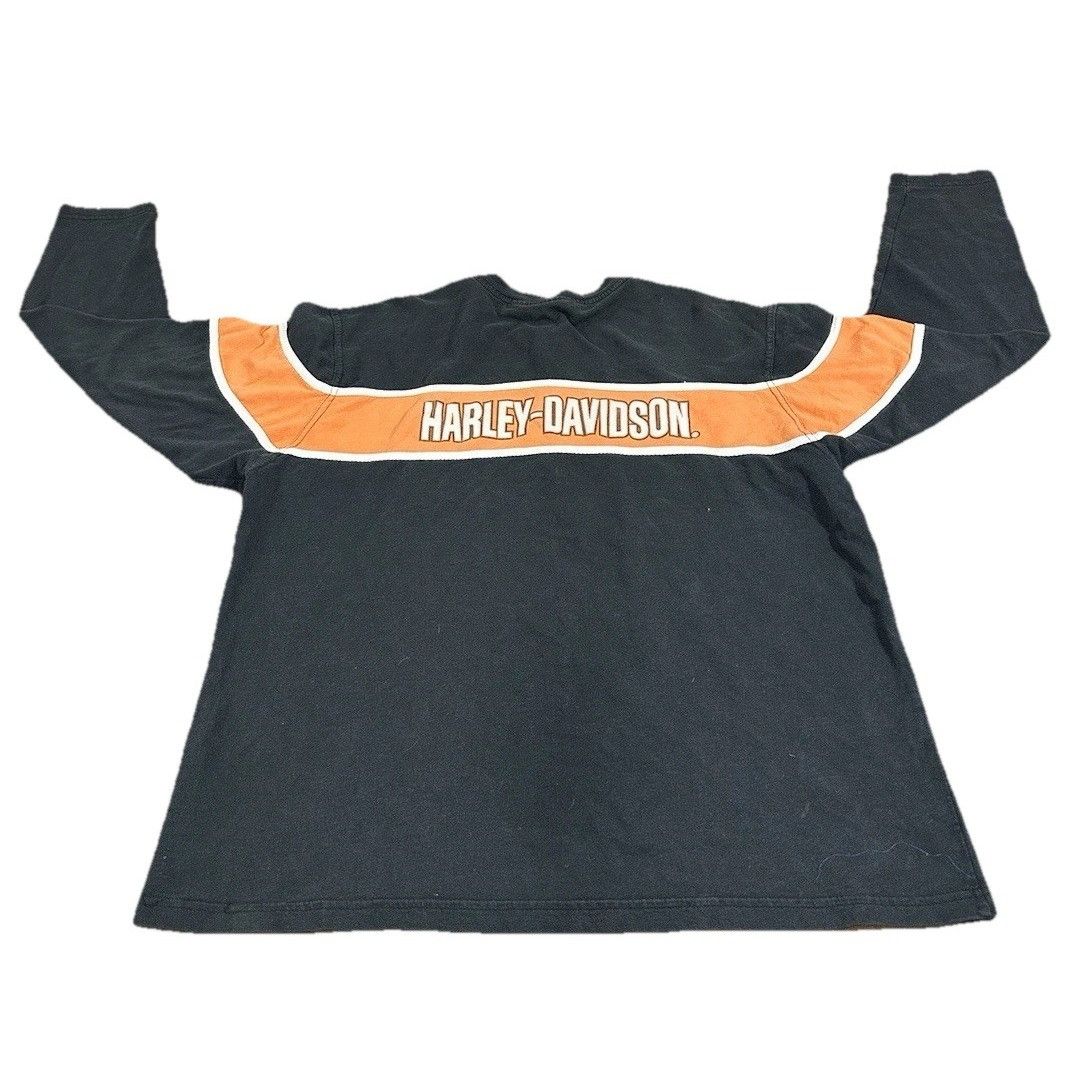 Harley Davidson Vintage Harley Davidson Quarter Zip Long Sleeve Biker USA Y2 Size US XL / EU 56 / 4 - 4 Thumbnail