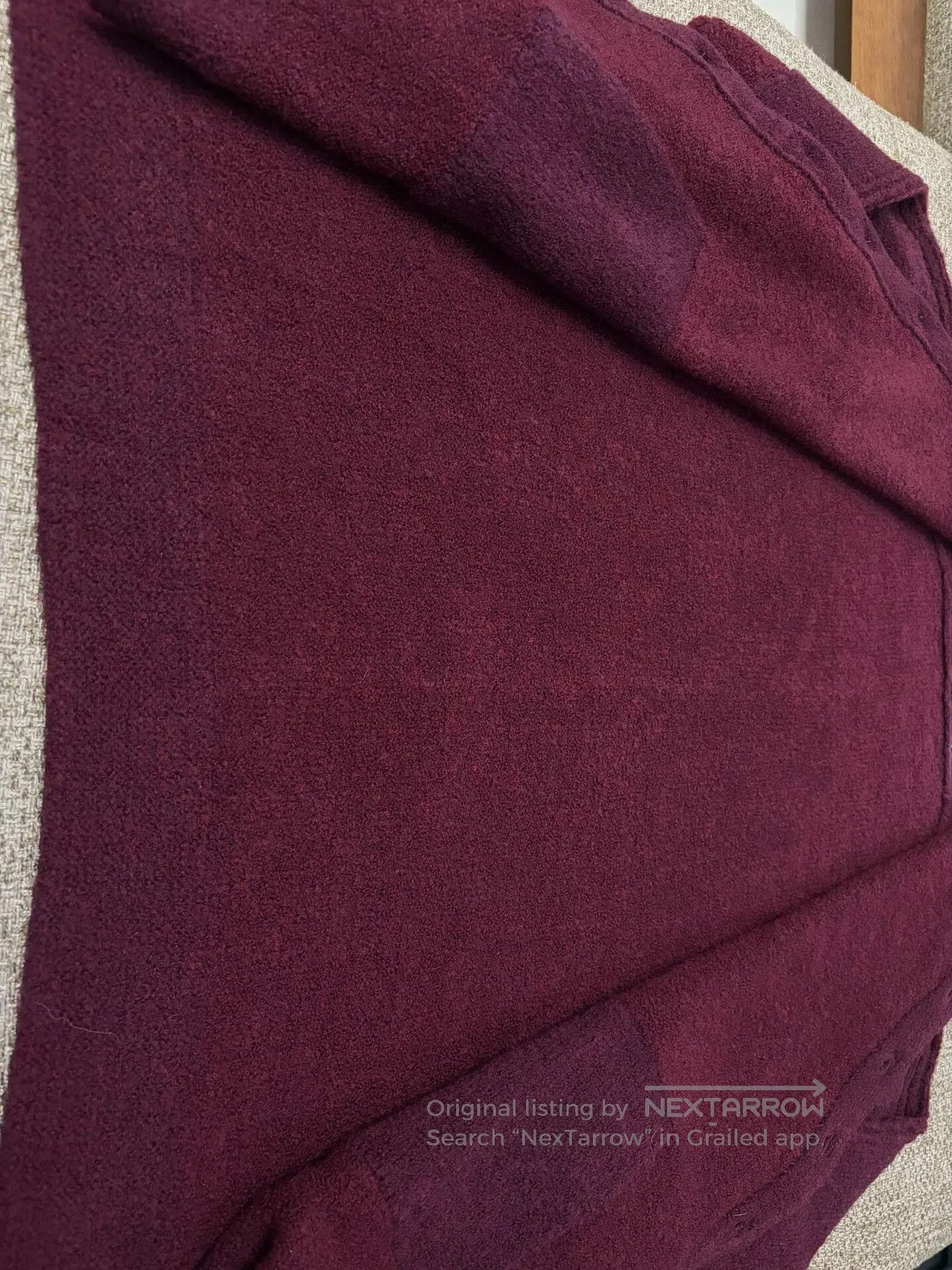 Japanese Brand Plantation Wool Cardigan for Autumn/Winter. Size M / US 6-8 / IT 42-44 - 3 Thumbnail