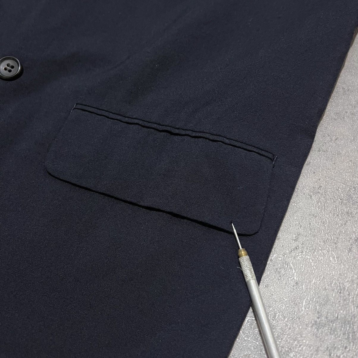 Comme des Garcons Homme 1989 Comme des Garçons Homme Double Breasted Wool Blazer Size 42L - 15 Thumbnail