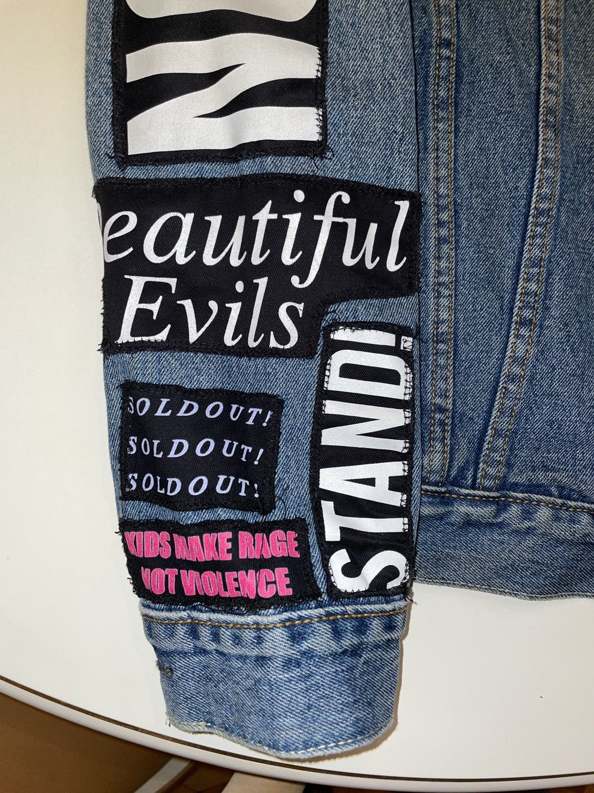Raised by Champions The Unfuckwittable Raised By Champions x Levi's Denim Jacket Size US L / EU 52-54 / 3 - 14 Thumbnail