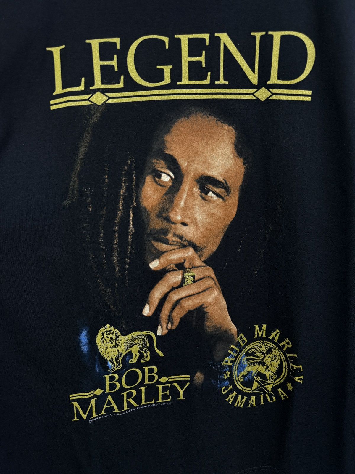 Bob Marley 🇯🇲 Vintage 2005 Bob Marley Legend Rastafari Haile Selassie Size US XL / EU 56 / 4 - 4 Thumbnail