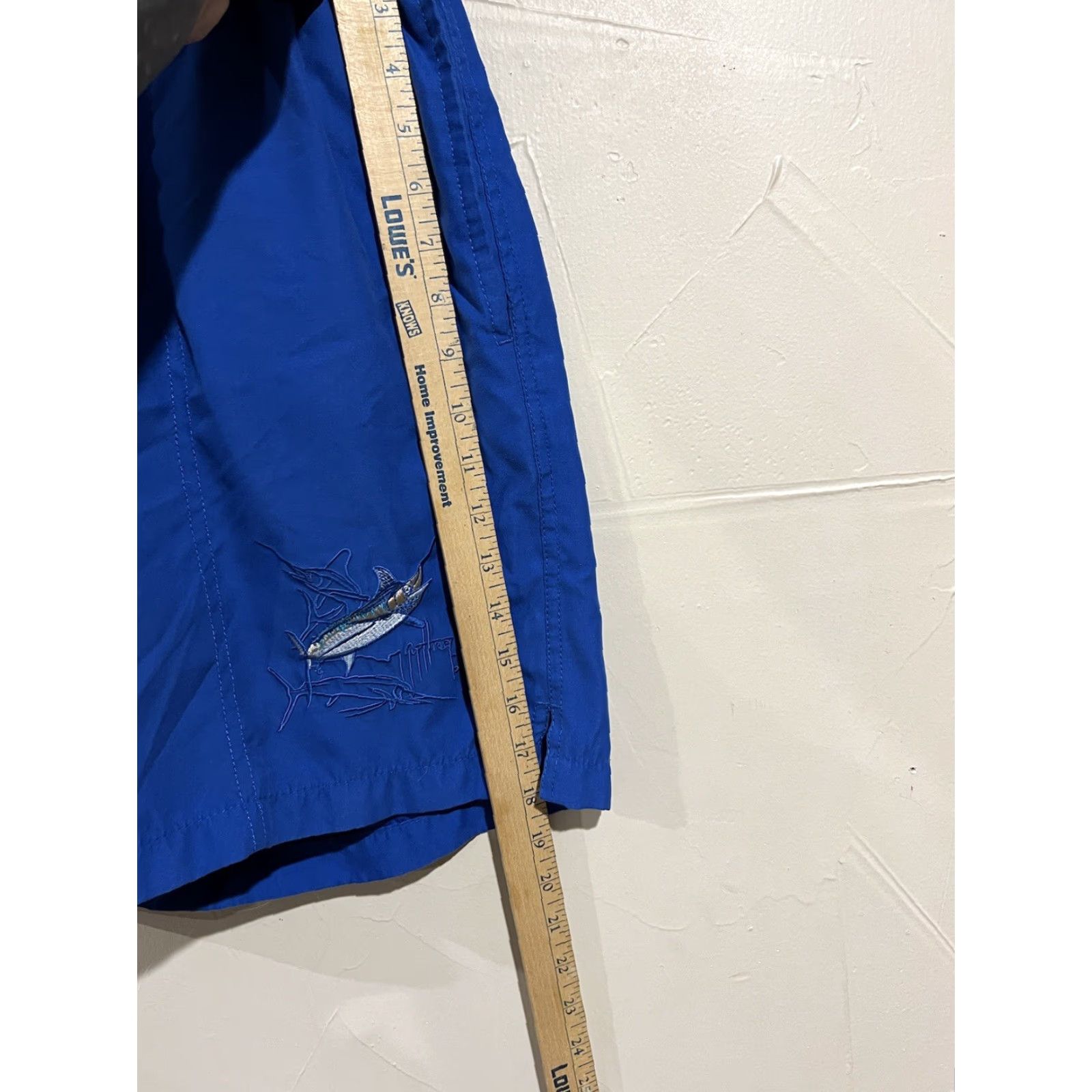 Guy Harvey Guy Harvey by AFTCO Trunks Men M Blue Bathing Suit Size 40R - 4 Thumbnail