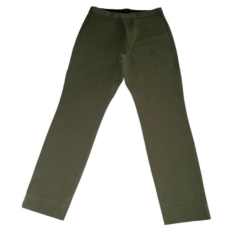 Banana Republic CT1790 Banana Republic High Rise Sloan Olive Pant 10 Size 32" / US 10 / IT 46 - 1 Thumbnail