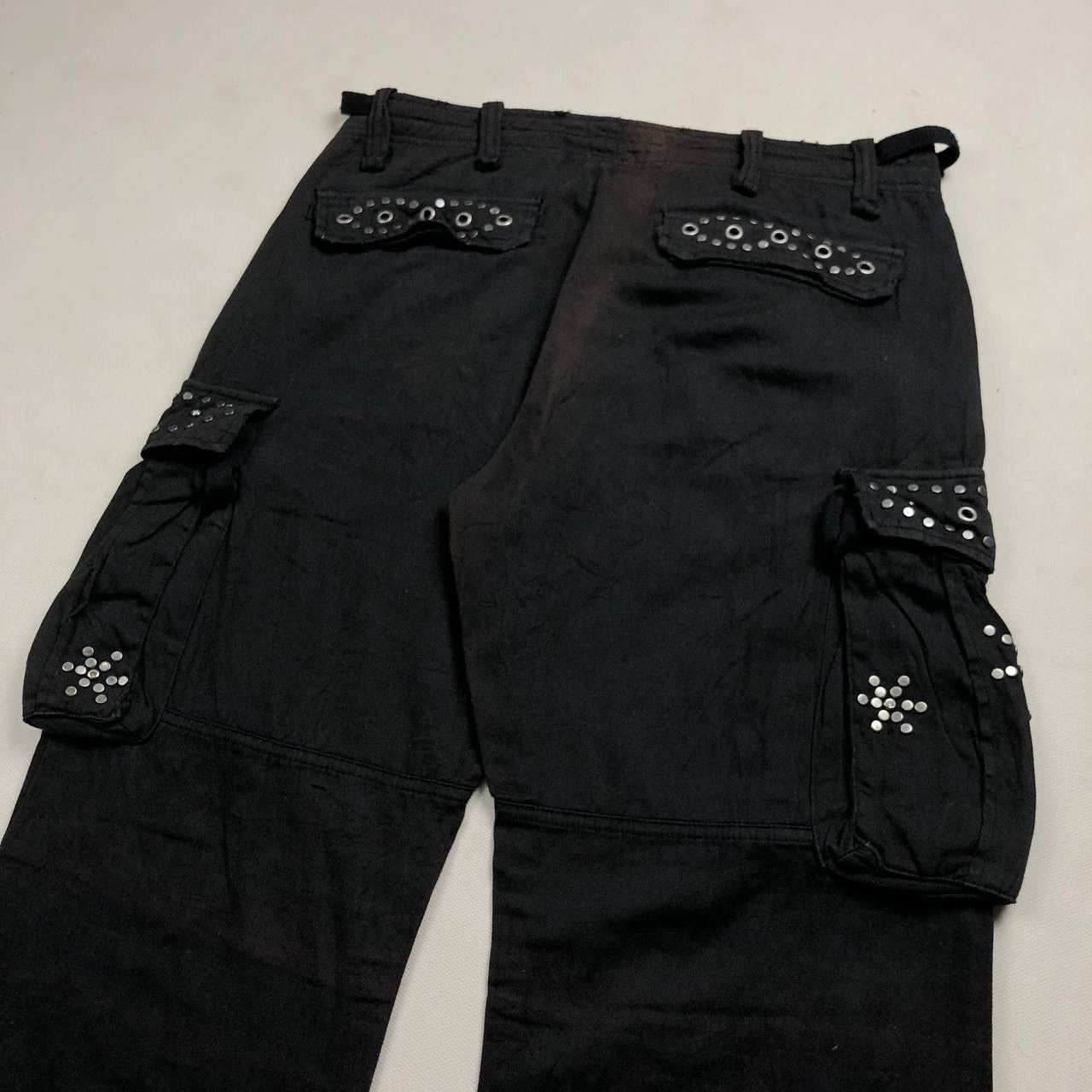 If Six Was Nine × Japanese Brand × Le Grande Bleu (L.G.B.) Wild Khakis Studded Zipper Cargo Pants Size US 32 / EU 48 - 6 Thumbnail