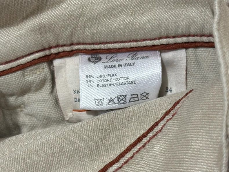 Loro Piana LORO PIANA Linen casual pants, soft, lightweight and breat Size US 34 / EU 50 - 3 Thumbnail