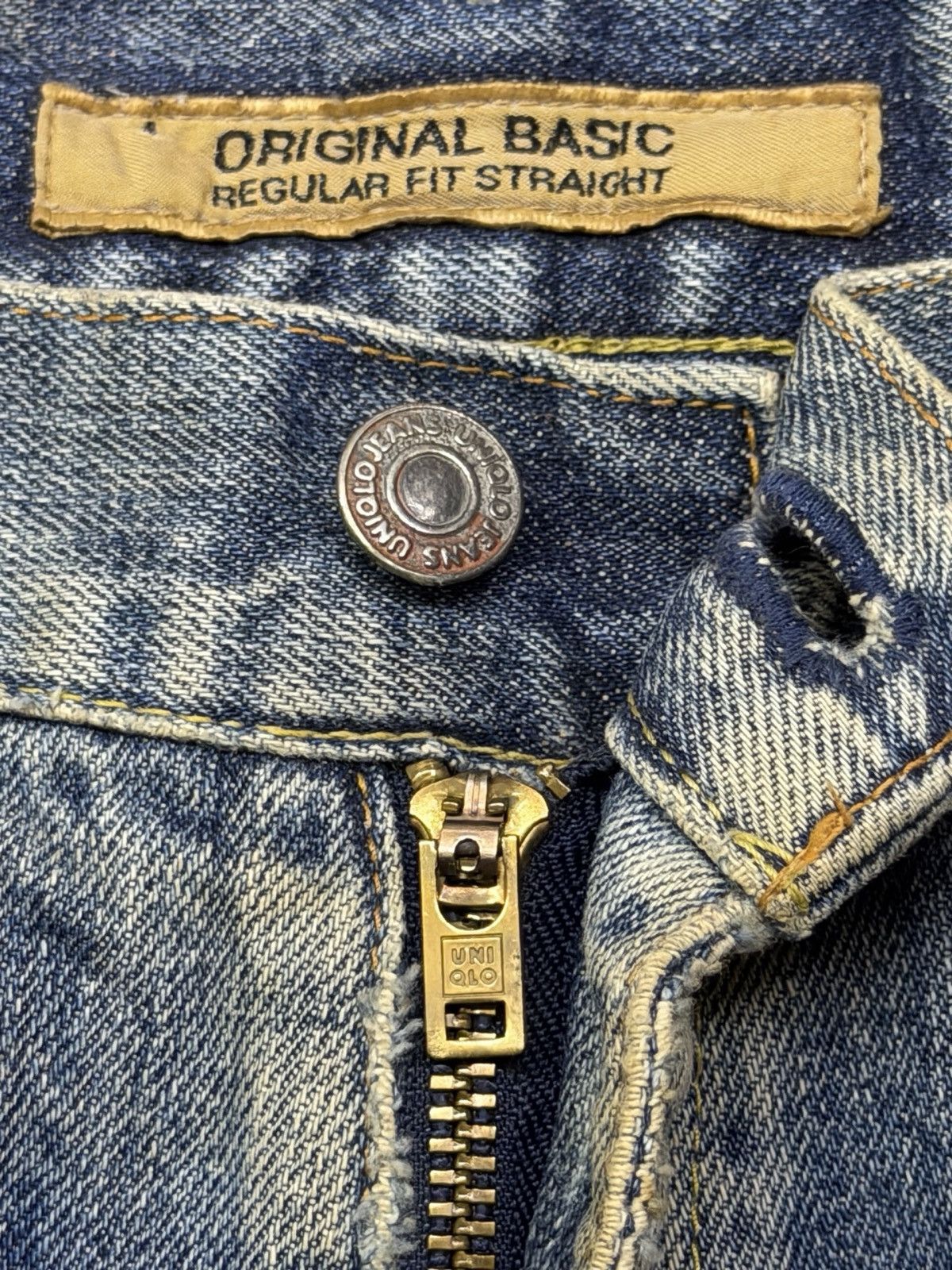 Uniqlo Vintage Uniqlo S-002 Japanese Market Jeans | Vintage Wash 35 Size US 35 - 9 Thumbnail