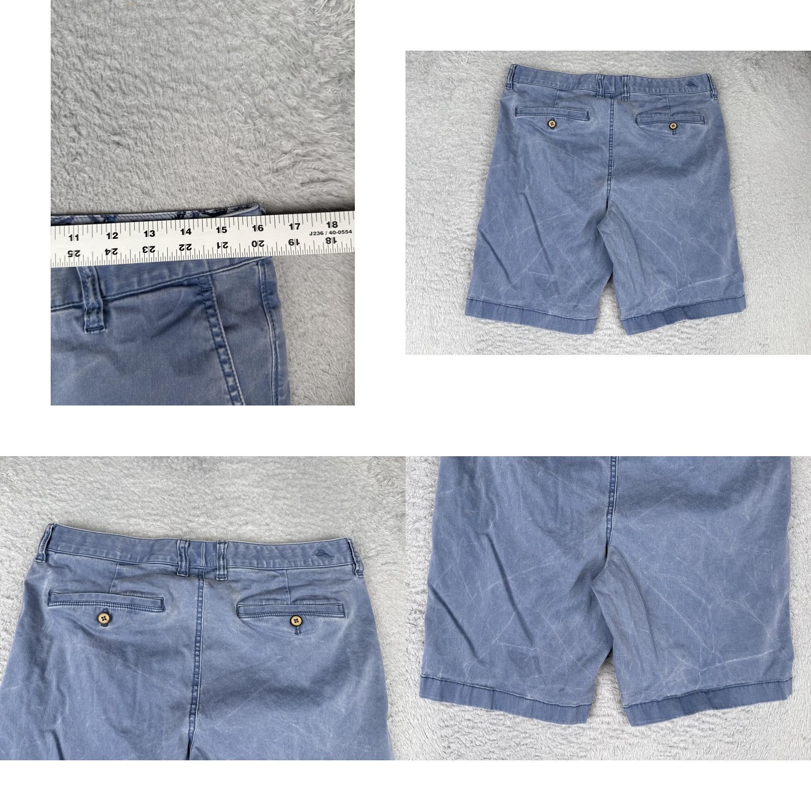 Tommy Bahama Tommy Bahama Shorts Mens 32 Blue Chino Flat Front Casual Summer Beach Regular Mens Size US 32 / EU 48 - 9 Thumbnail