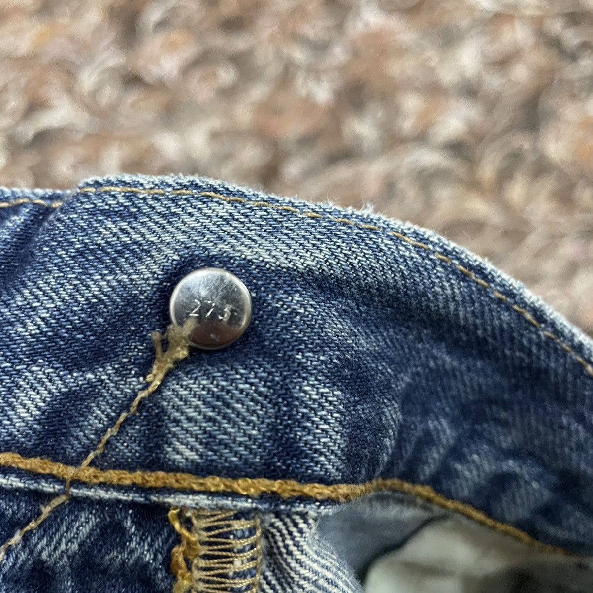 Levi's Vintage Clothing 🔥Vintage Levis 501 Stoned Washed Ripped Distress Dirty Denim Size US 34 / EU 50 - 13 Thumbnail