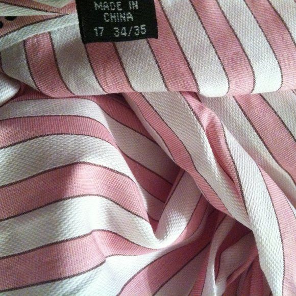 English Laundry ENGLISH LAUNDRY PINK 100%COTTON CASUAL SHIRT SIZE: 17/34-35 Size US XL / EU 56 / 4 - 12 Thumbnail