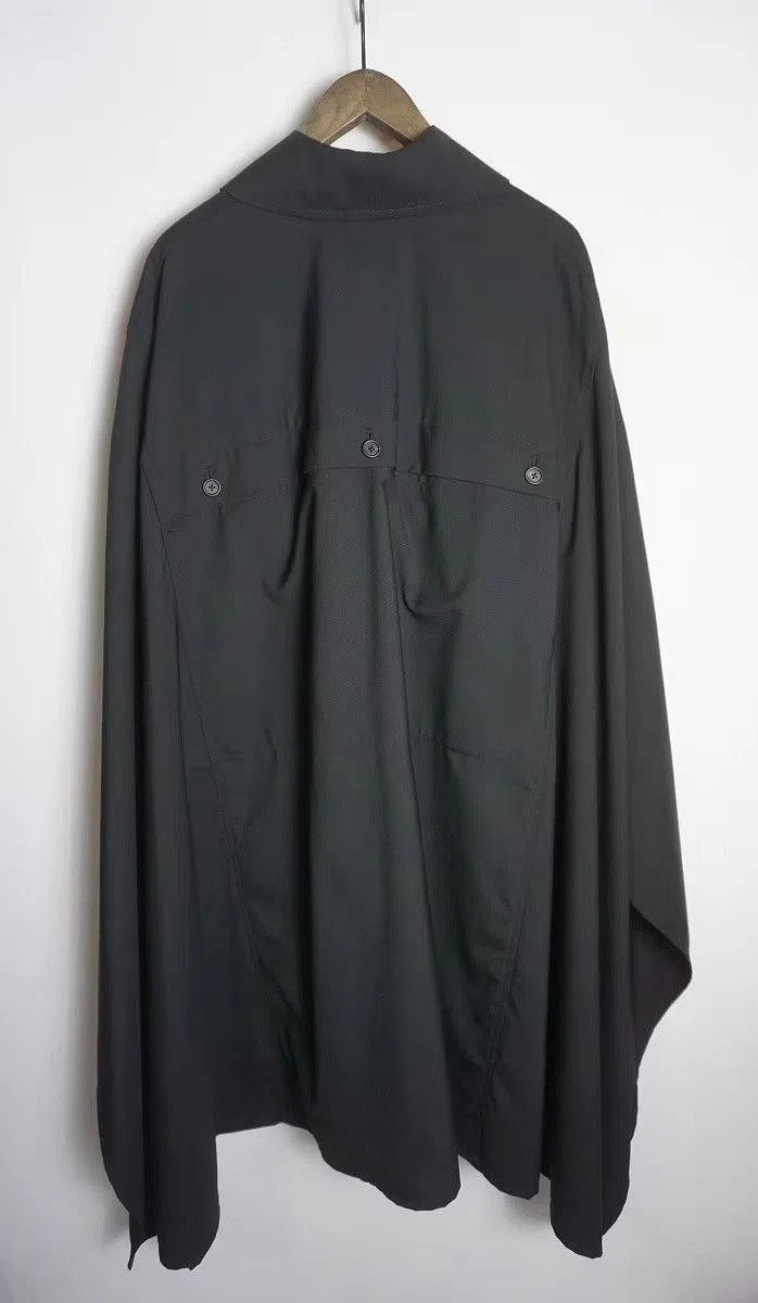 Yohji Yamamoto Black Long Sleeve Button-Up Shirt Size L. Size US L / EU 52-54 / 3 - 2 Thumbnail