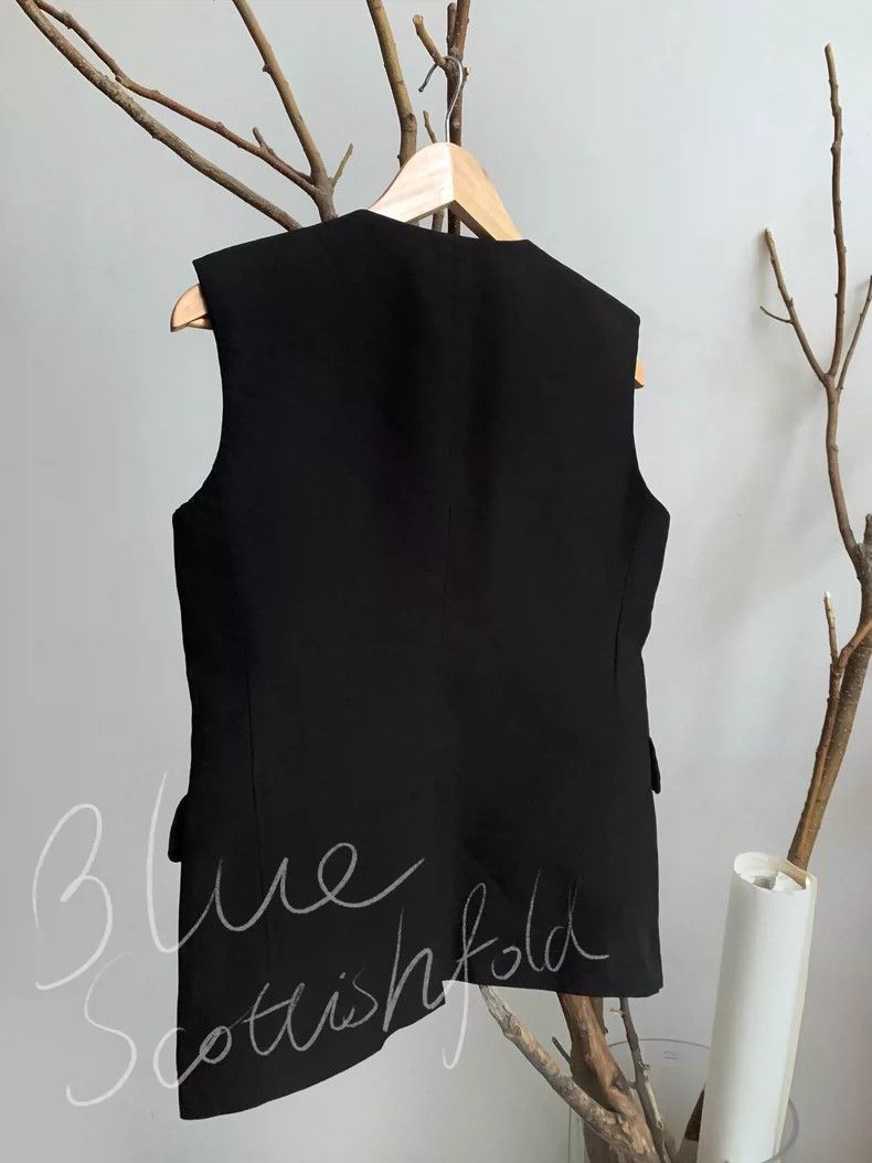 Comme des Garcons Comme Des Garcons Black polyester vest Size S / US 4 / IT 40 - 4 Thumbnail