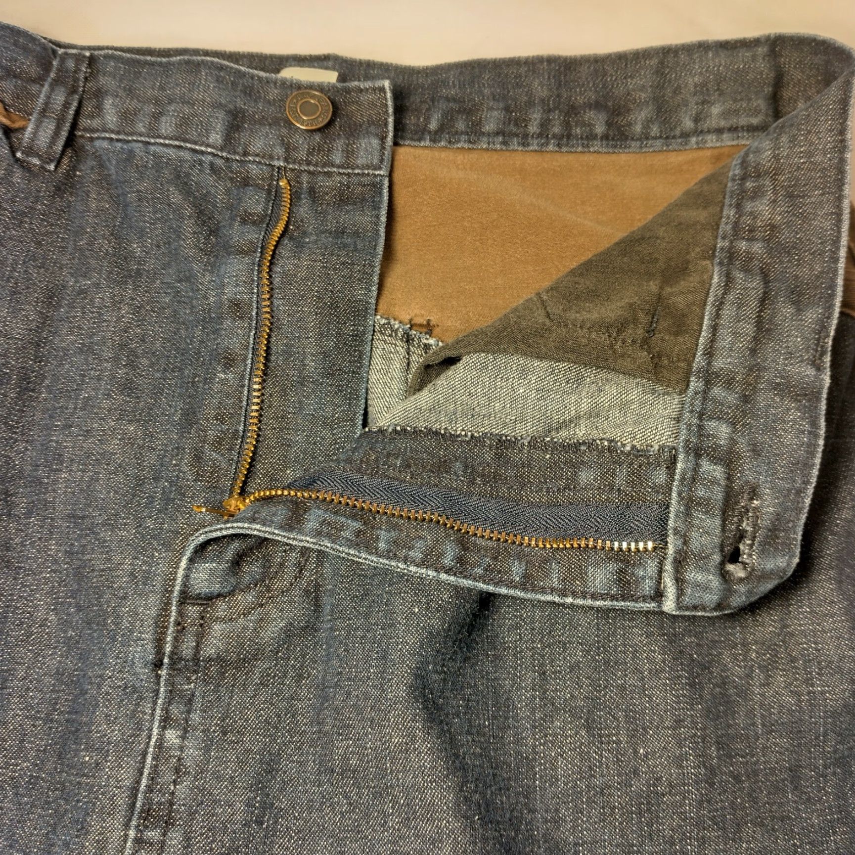 Gap VINTAGE Gap Denim Skirt Skirt Women Regular 12 Blue Midi Western Classic 32" Waist 44" Hips Size 34" / US 12 / IT 48 - 6 Thumbnail