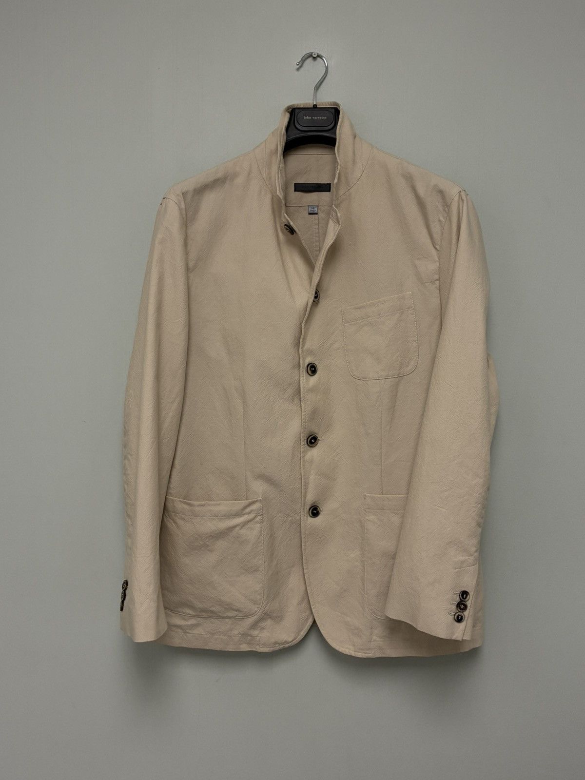 John Varvatos Crinkle texture jacket EU 56 USA 46 Size US XL / EU 56 / 4 - 8 Thumbnail