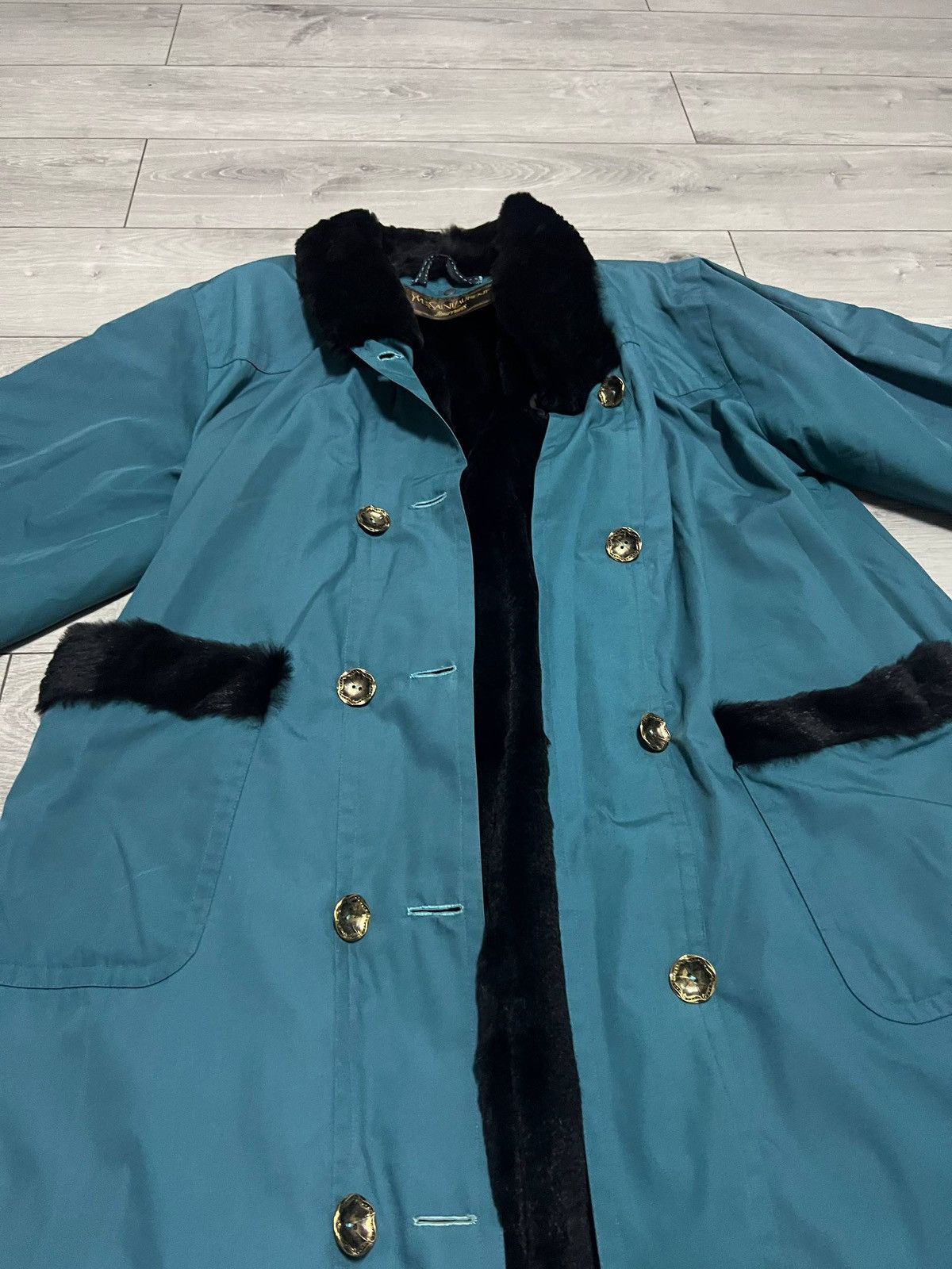 Yves Saint Laurent Yves saint Lauren vintage fur coat designer luxury couture Size XL / US 12-14 / IT 48-50 - 3 Thumbnail