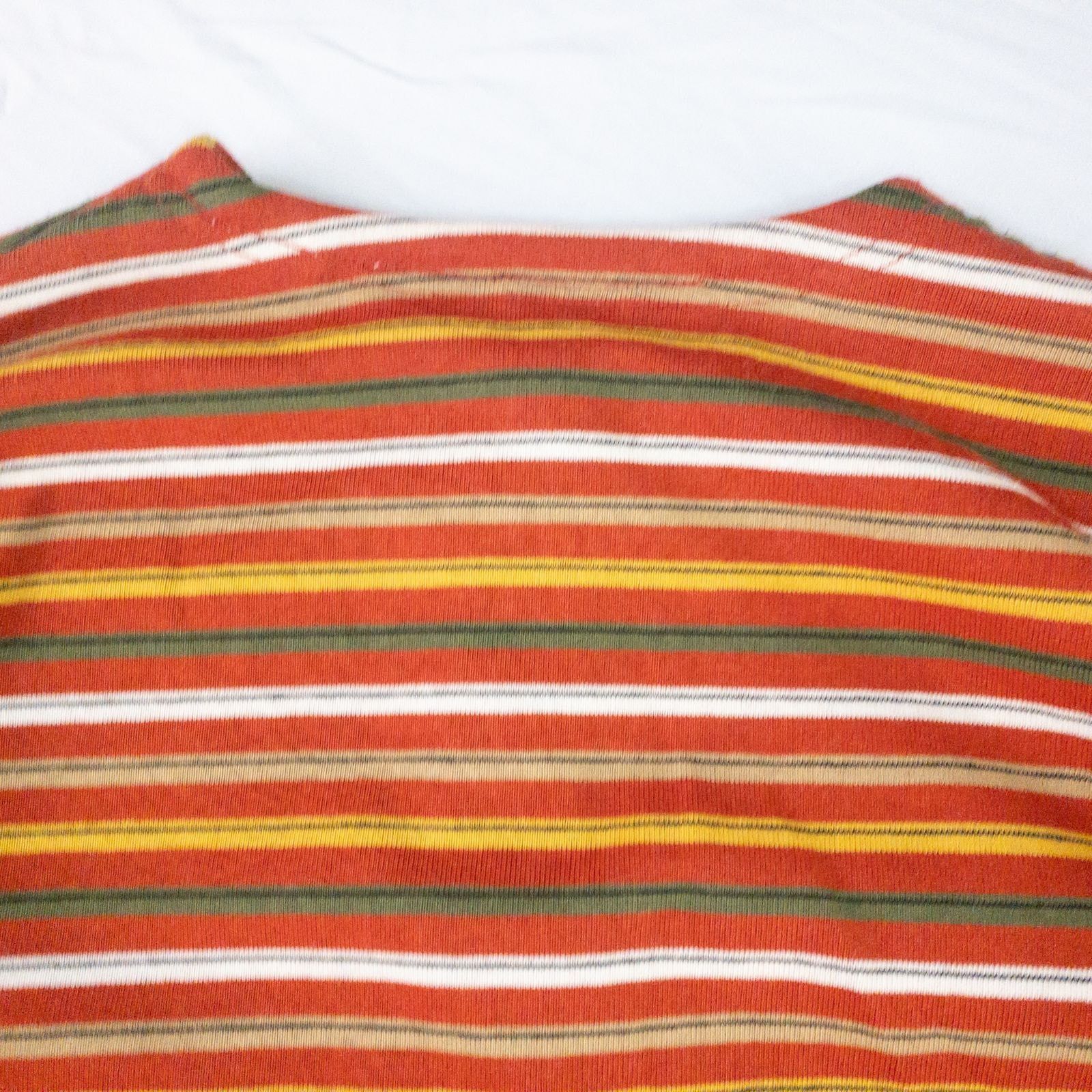 Other Chaus Vintage Orange & Red Striped Shirt Womens Small Size S / US 4 / IT 40 - 9 Thumbnail