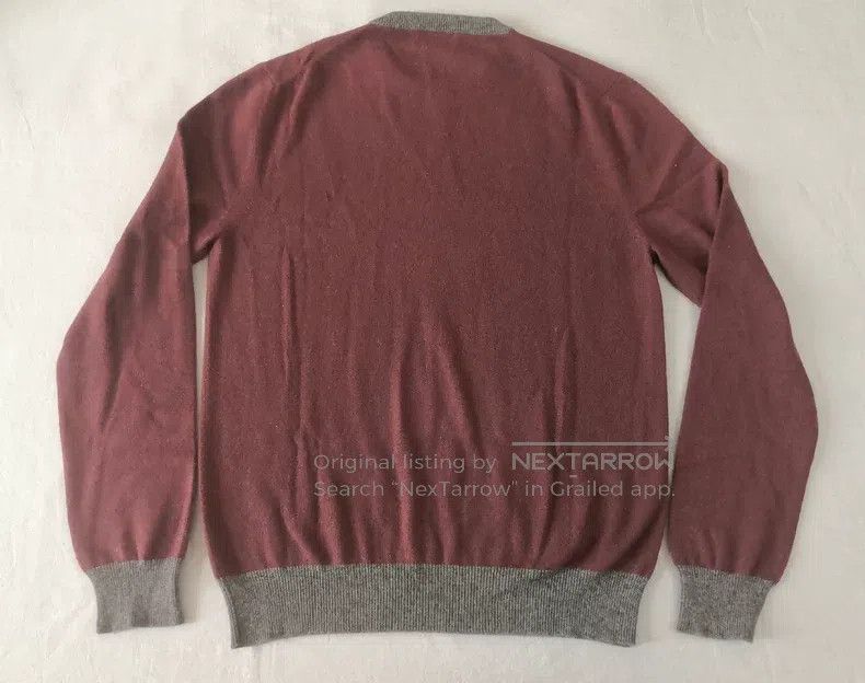 Other Hermes Cashmere sweater knitted sweater, burgundy, 100% ca Size US M / EU 48-50 / 2 - 5 Thumbnail