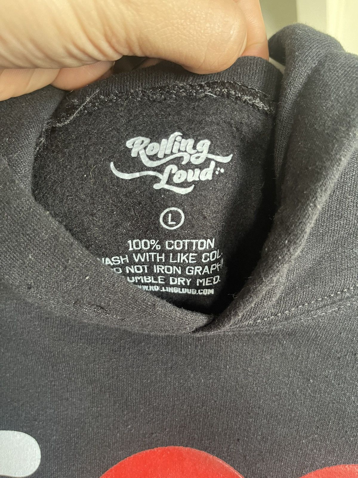 Rolling Loud I ♡ ROLLING LOUD Black Hoodie Sweatshirt Size US L / EU 52-54 / 3 - 3 Thumbnail