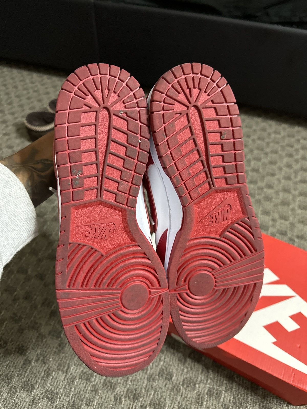 Nike Nike Dunk Low Retro ‘Gym Red’ Size US 12.5 / EU 45-46 - 5 Thumbnail