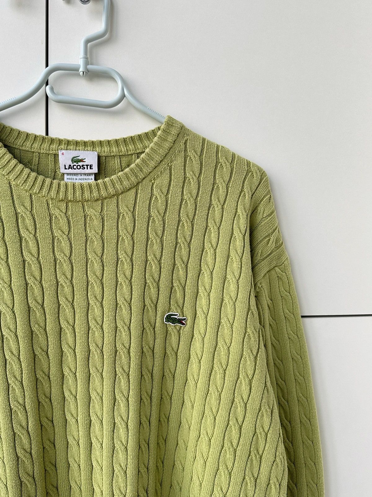 Lacoste × Vintage RARE Vintage 90’s Lacoste Sweater Y2k Size US XL / EU 56 / 4 - 5 Thumbnail