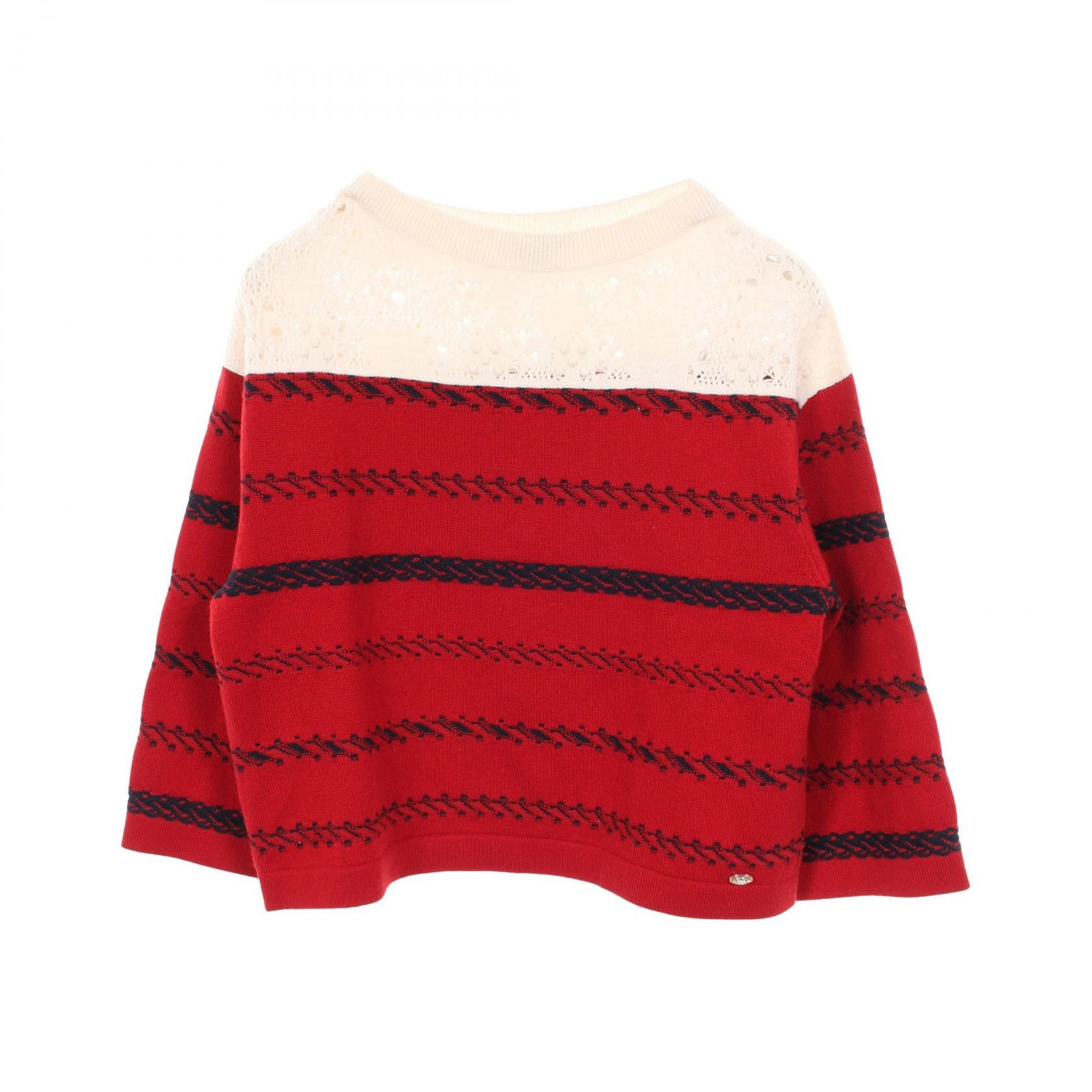 Chanel Chanel Chanel Coco Mark Button Cashmere Knit Top Textile Tops P70304K10003 DUTY FREE for USA Size ONE SIZE - 1 Thumbnail