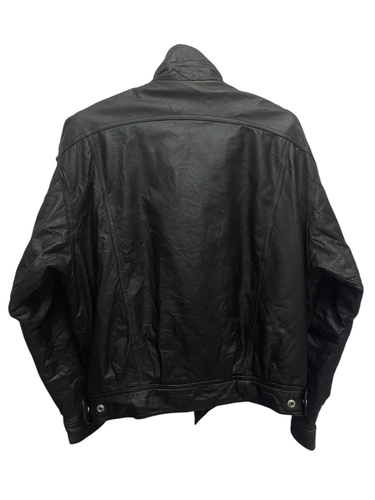 Japanese Brand BROADWAY Rider Double Collar Leather Jacket Size US M / EU 48-50 / 2 - 9 Thumbnail