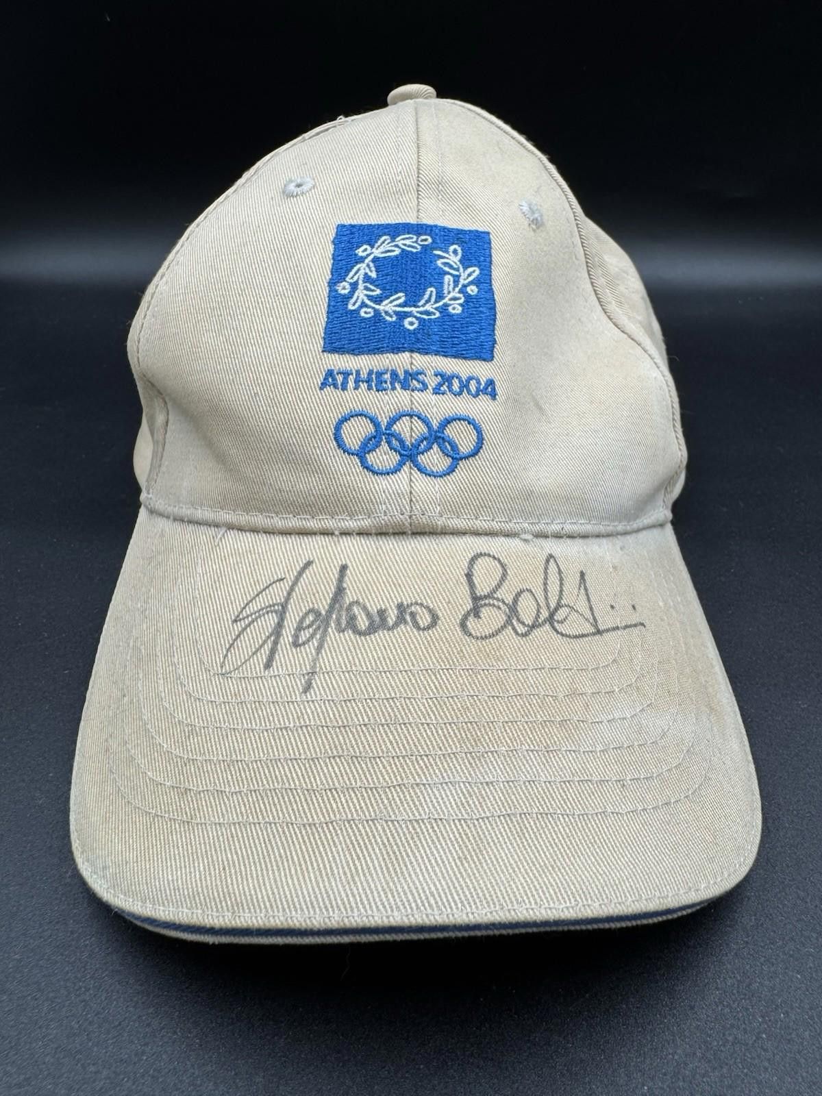 Other Vintage Athens 2004 Olympics High Official Hat Signed Stefan Size ONE SIZE - 2 Thumbnail